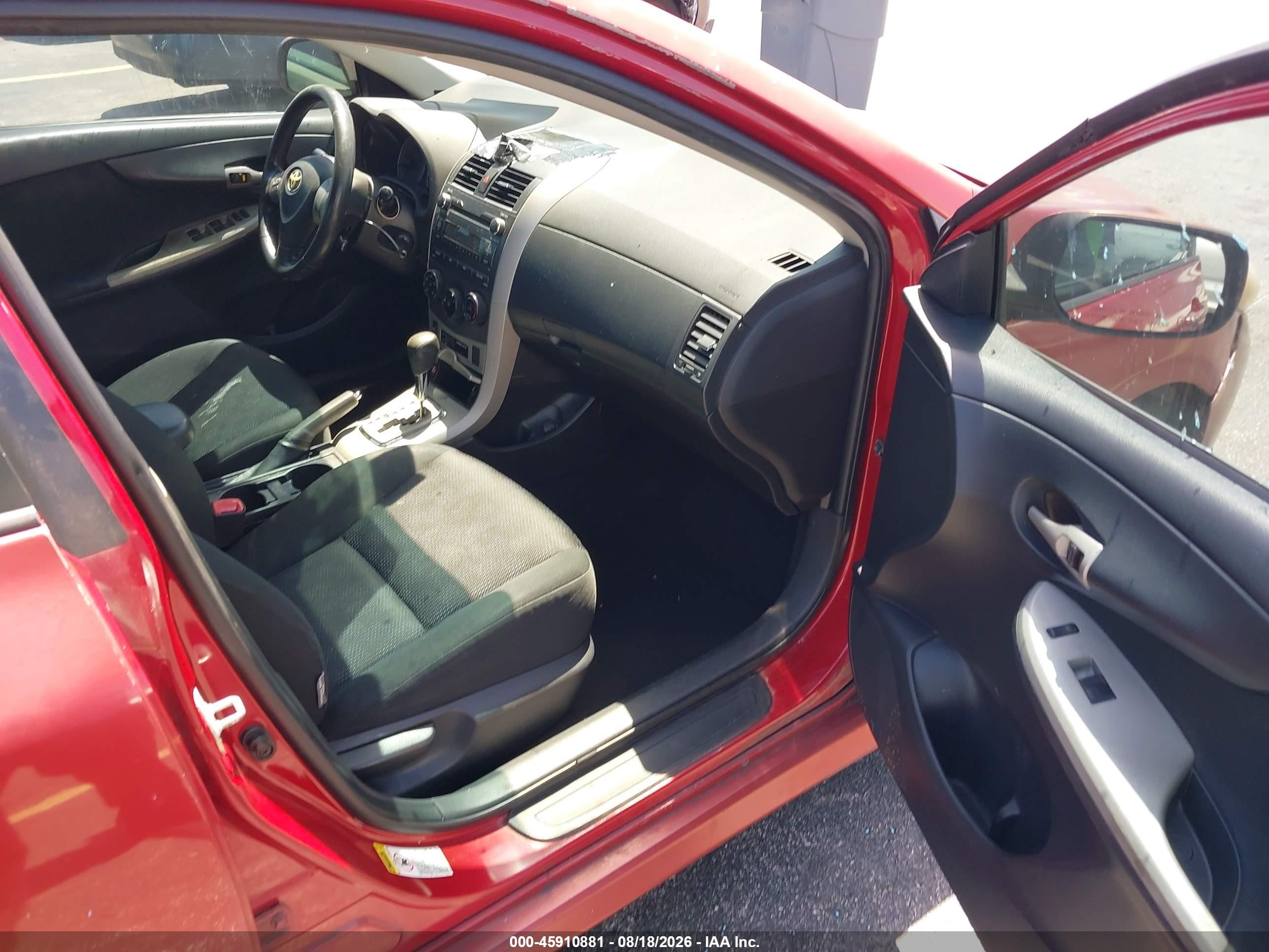 2010 Toyota Corolla S Red vin: 2T1BU4EE5AC472873