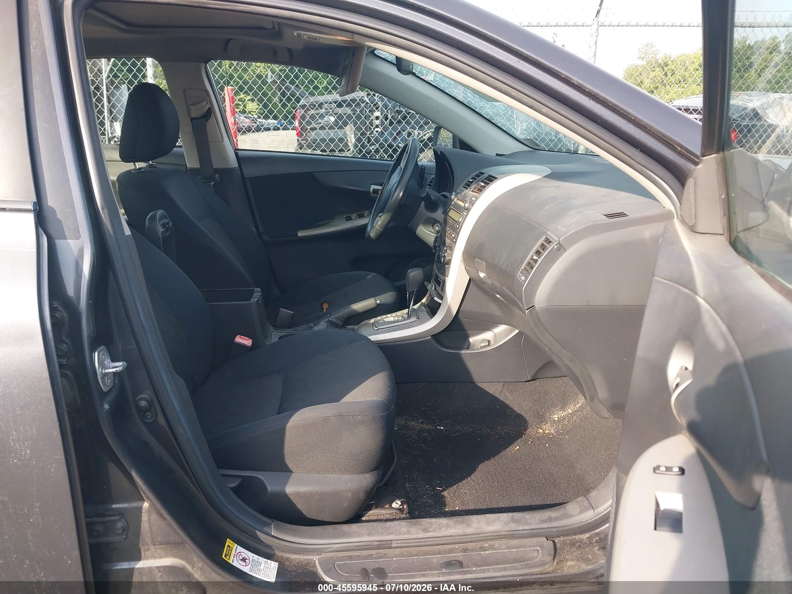 2010 Toyota Corolla S Gray vin: 2T1BU4EE5AC481945