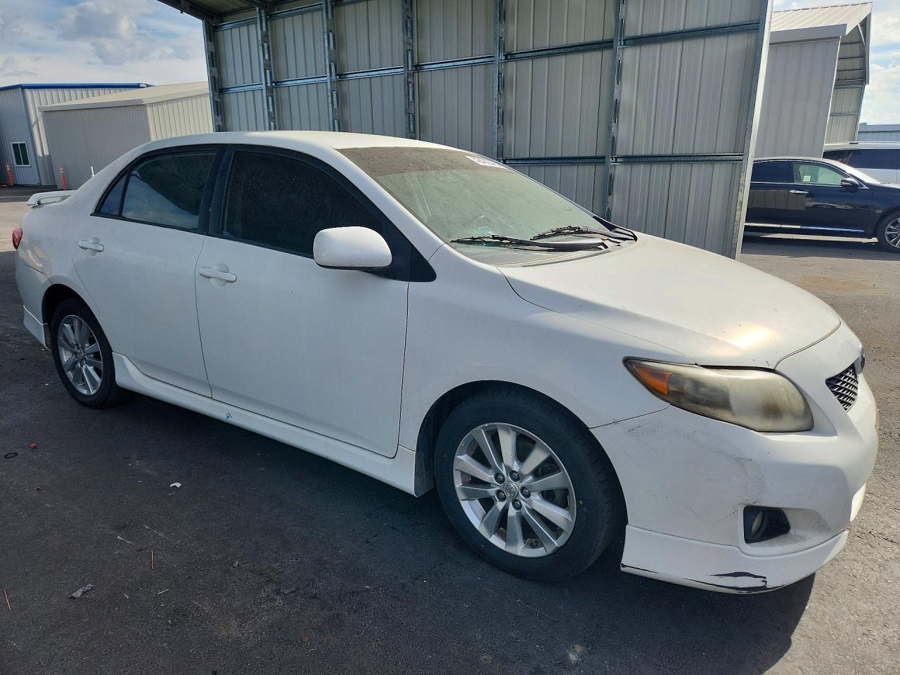 2010 Toyota Corolla S Белый vin: 2T1BU4EE5AC483291
