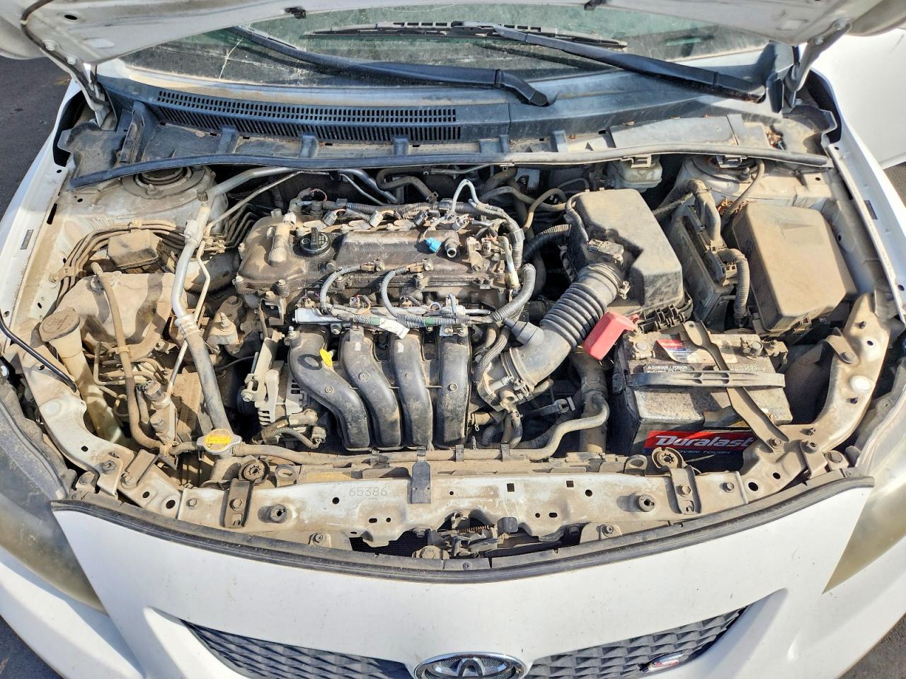 2010 Toyota Corolla S Белый vin: 2T1BU4EE5AC483291