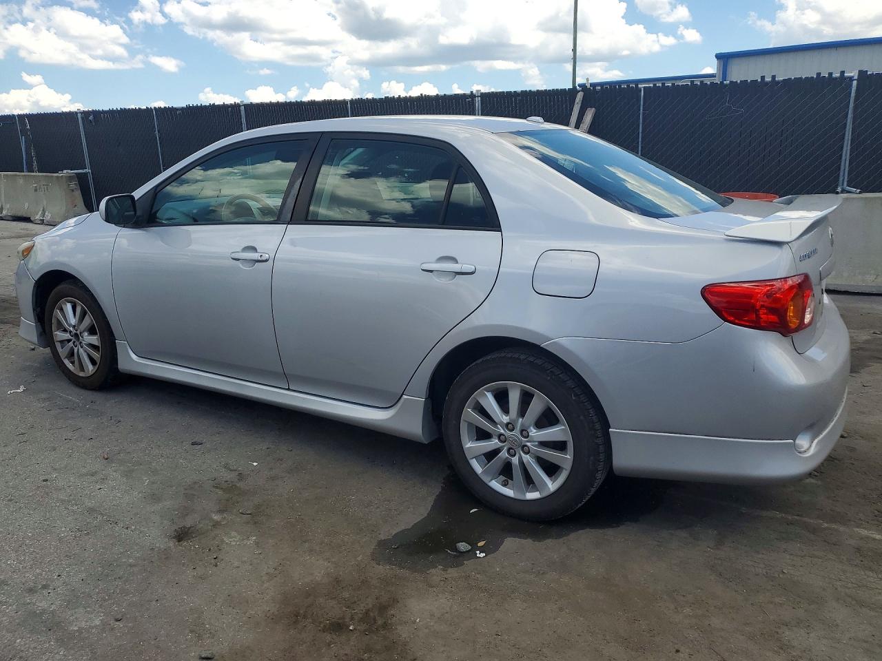 2010 Toyota Corolla S Silver vin: 2T1BU4EE5AC496090