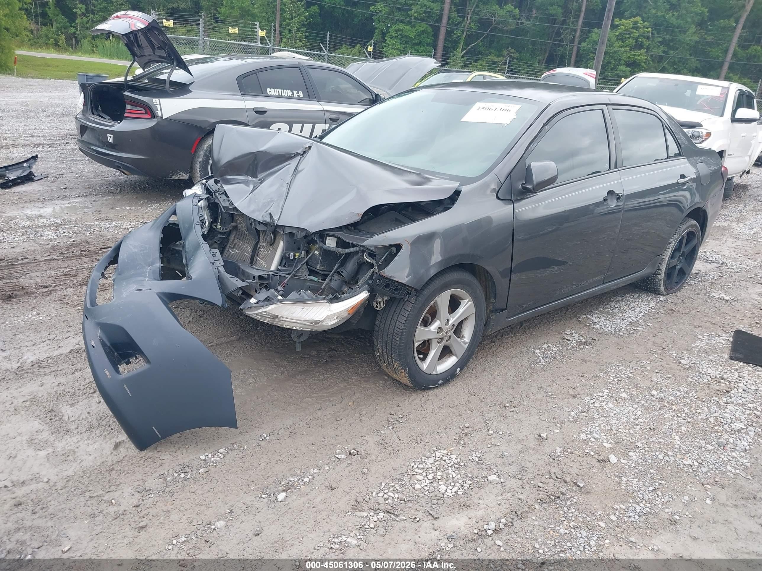 2010 Toyota Corolla Le Gray vin: 2T1BU4EE5AC500865