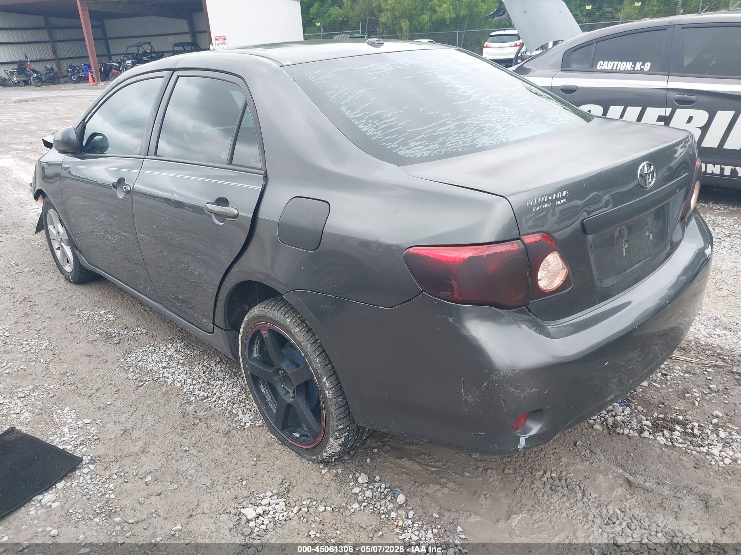 2010 Toyota Corolla Le Gray vin: 2T1BU4EE5AC500865
