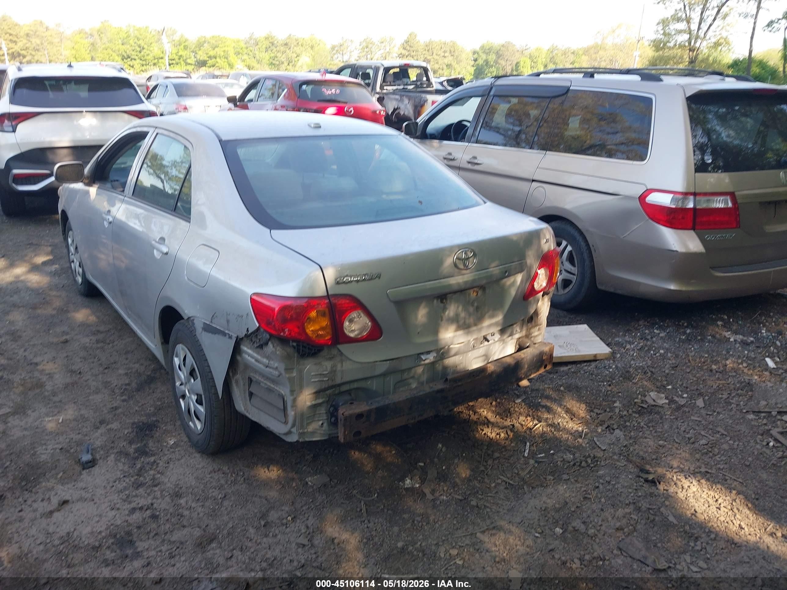 2010 Toyota Corolla Le Silver vin: 2T1BU4EE5AC503345