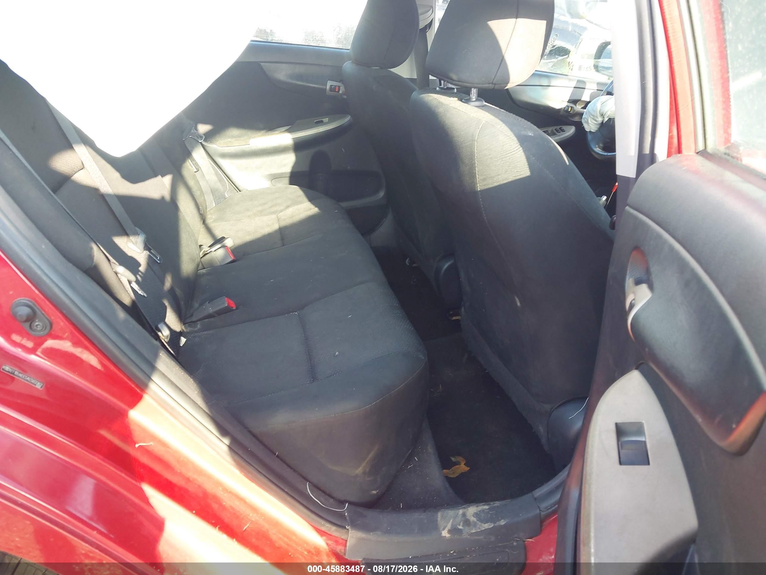 2010 Toyota Corolla S Red vin: 2T1BU4EE5AC503362