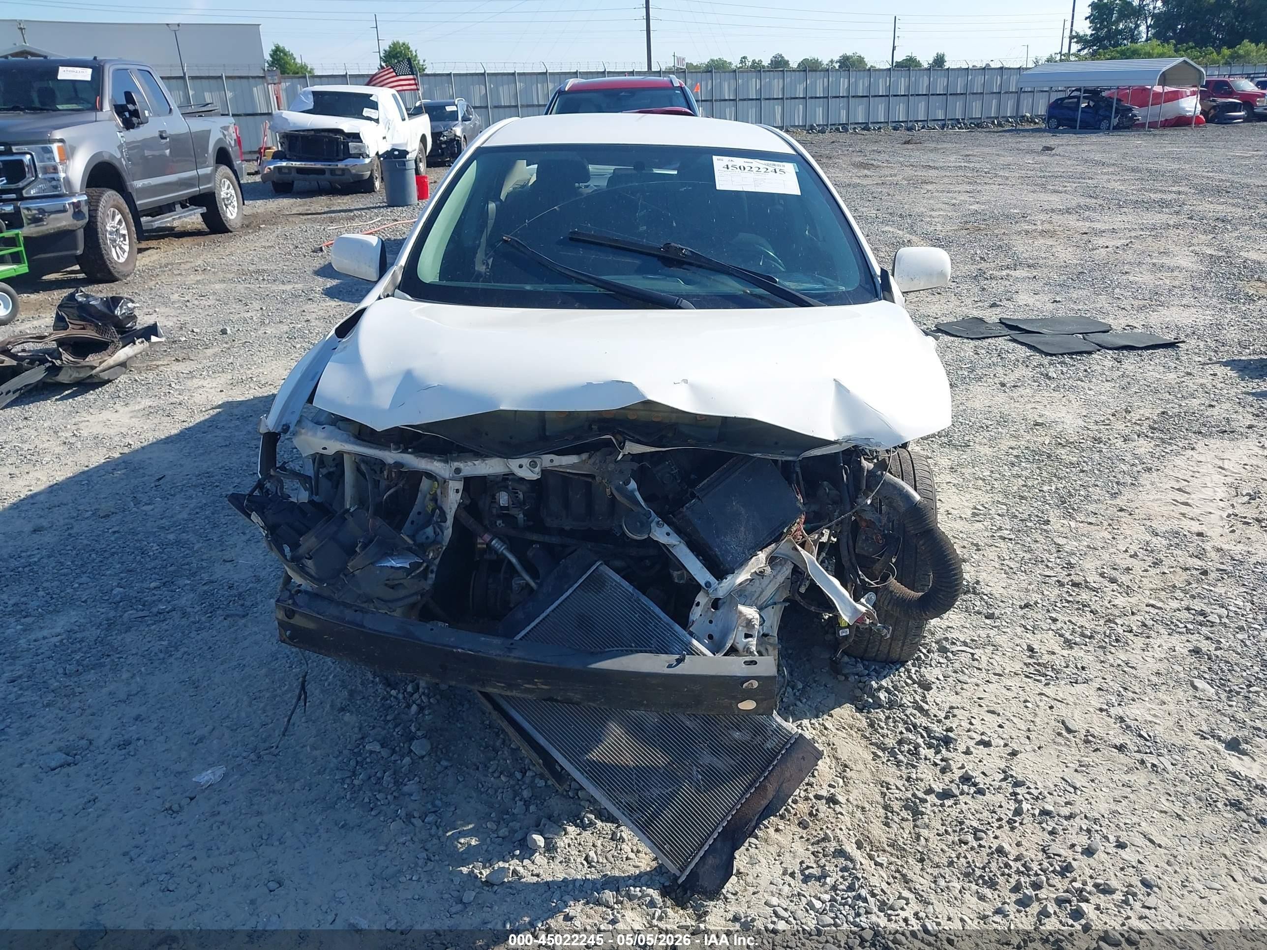 2010 Toyota Corolla S White vin: 2T1BU4EE5AC504107