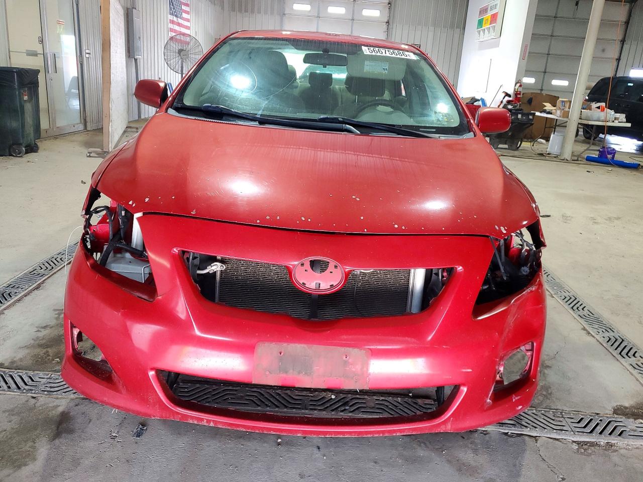2010 Toyota Corolla Le Red vin: 2T1BU4EE5AC514099