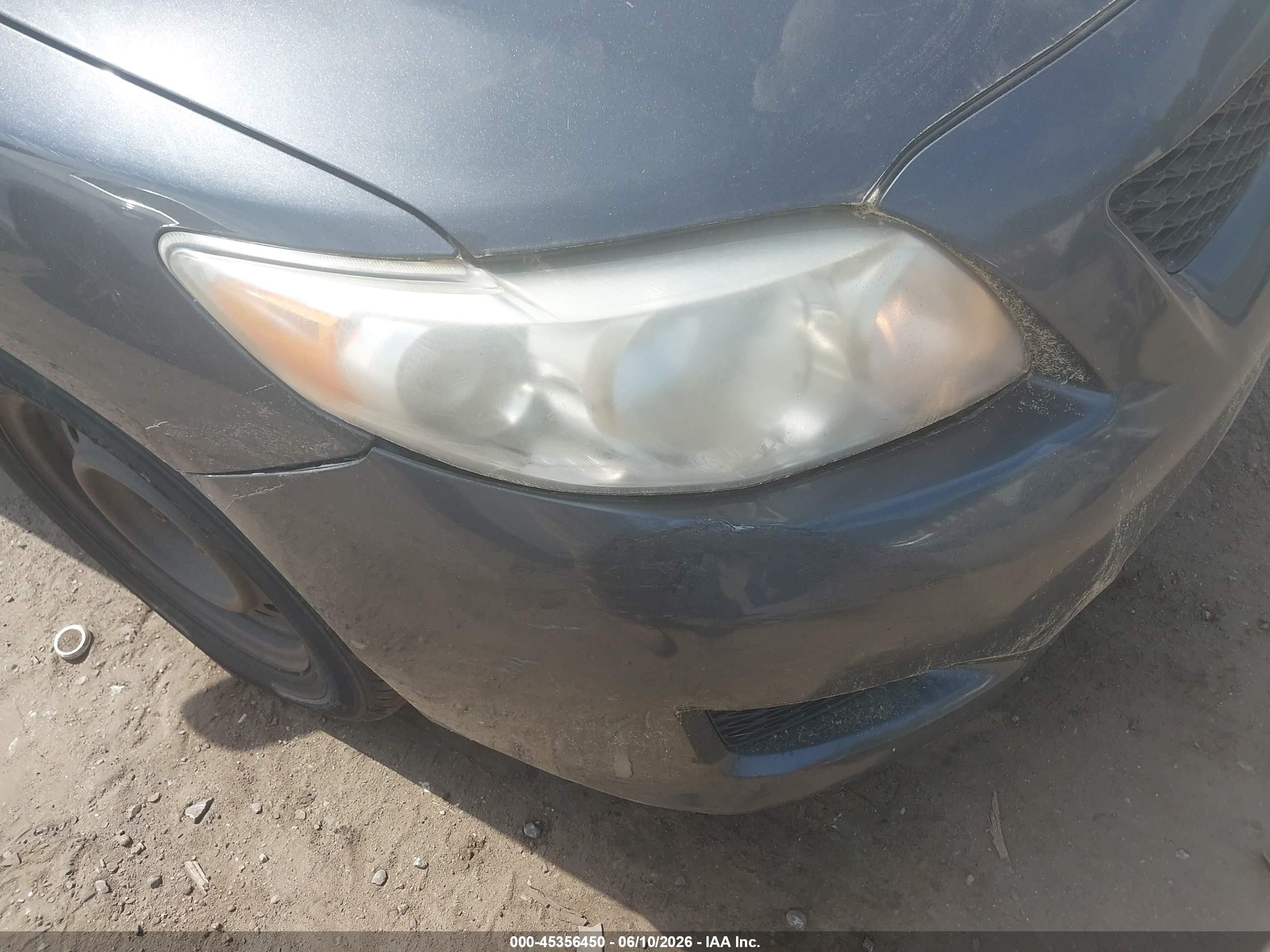 2010 Toyota Corolla Le Gray vin: 2T1BU4EE5AC514118