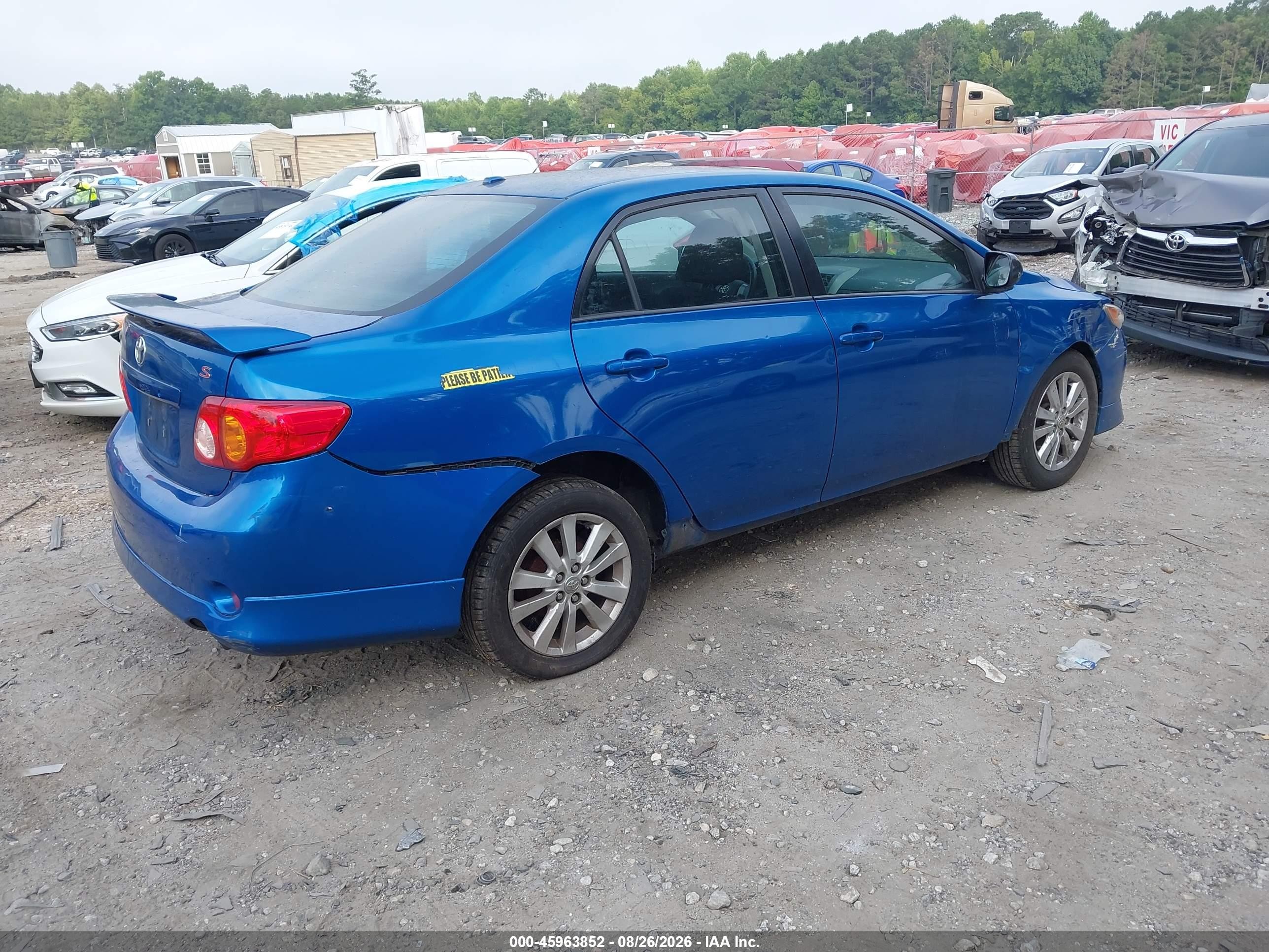 2010 Toyota Corolla S Blue vin: 2T1BU4EE5AC514653