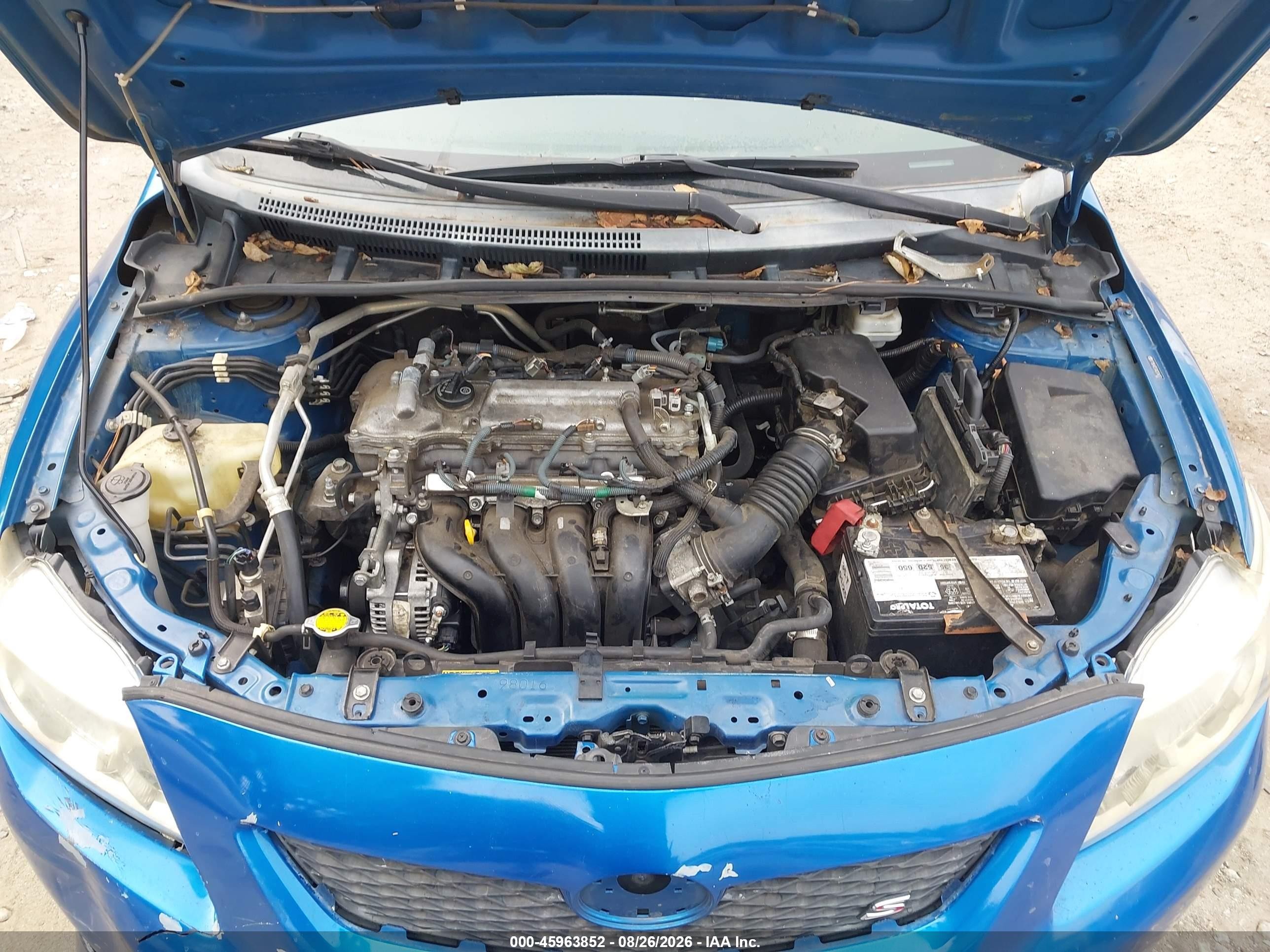2010 Toyota Corolla S Blue vin: 2T1BU4EE5AC514653