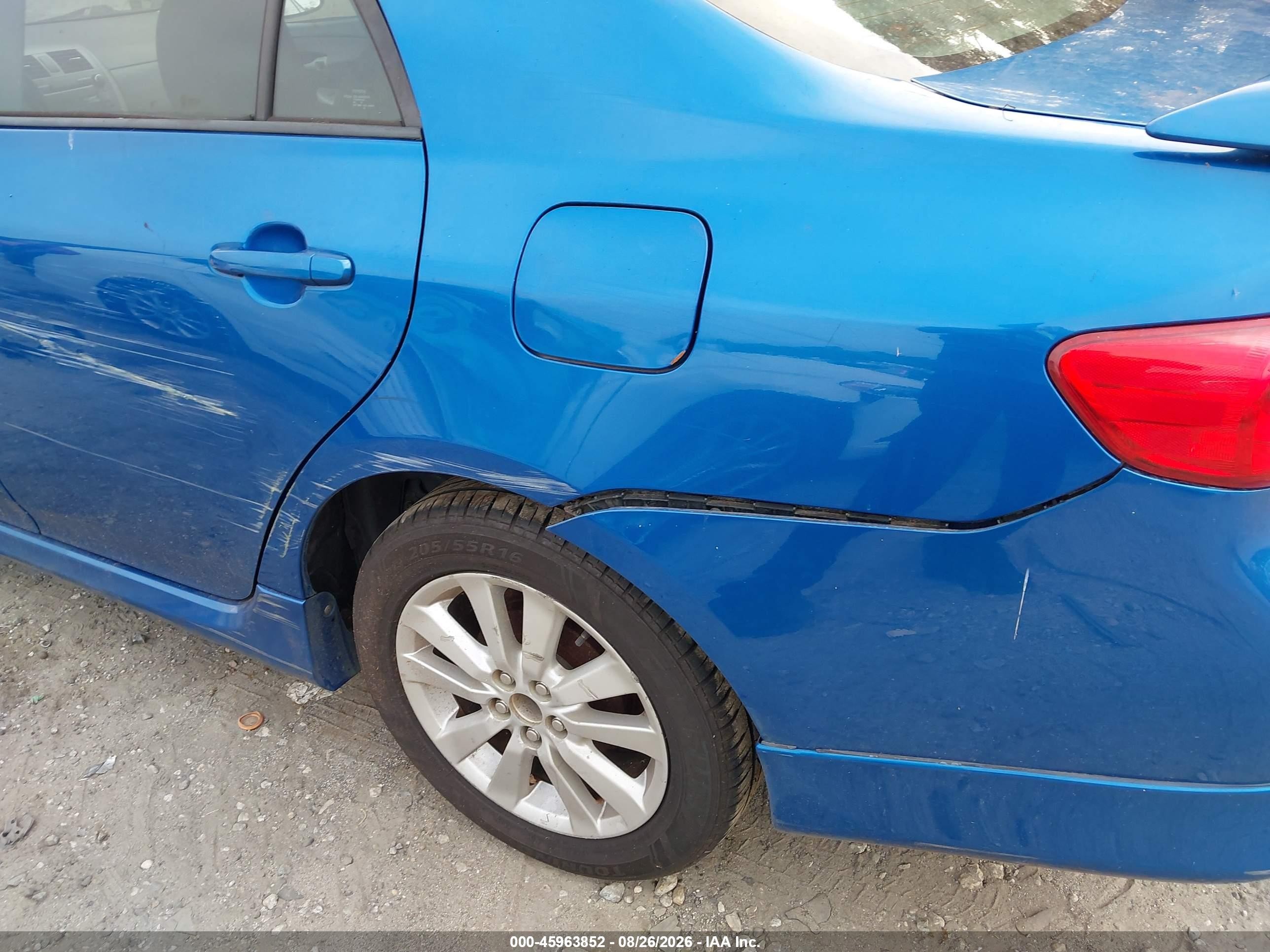 2010 Toyota Corolla S Blue vin: 2T1BU4EE5AC514653