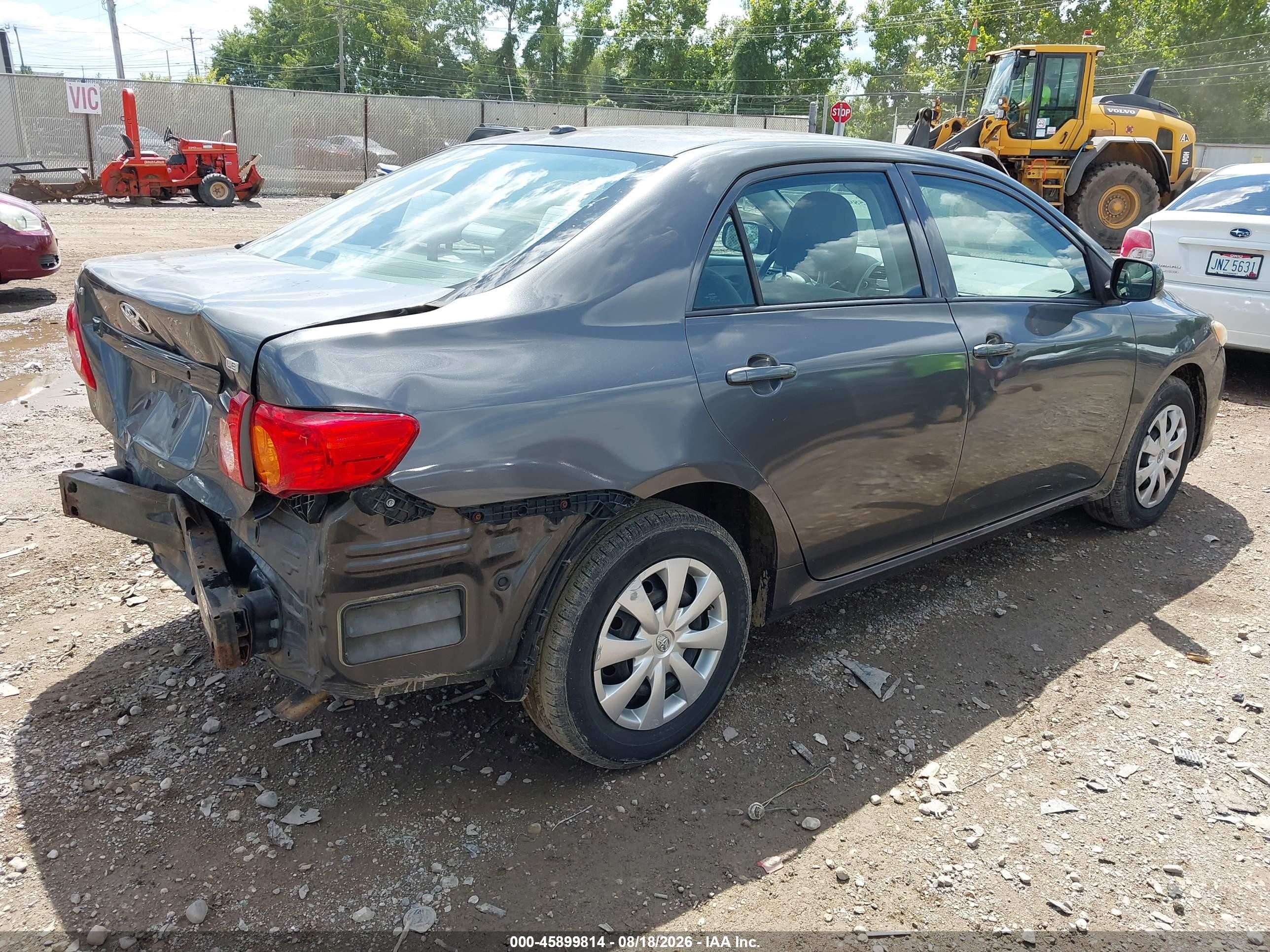 2010 Toyota Corolla Le Gray vin: 2T1BU4EE5AC528892
