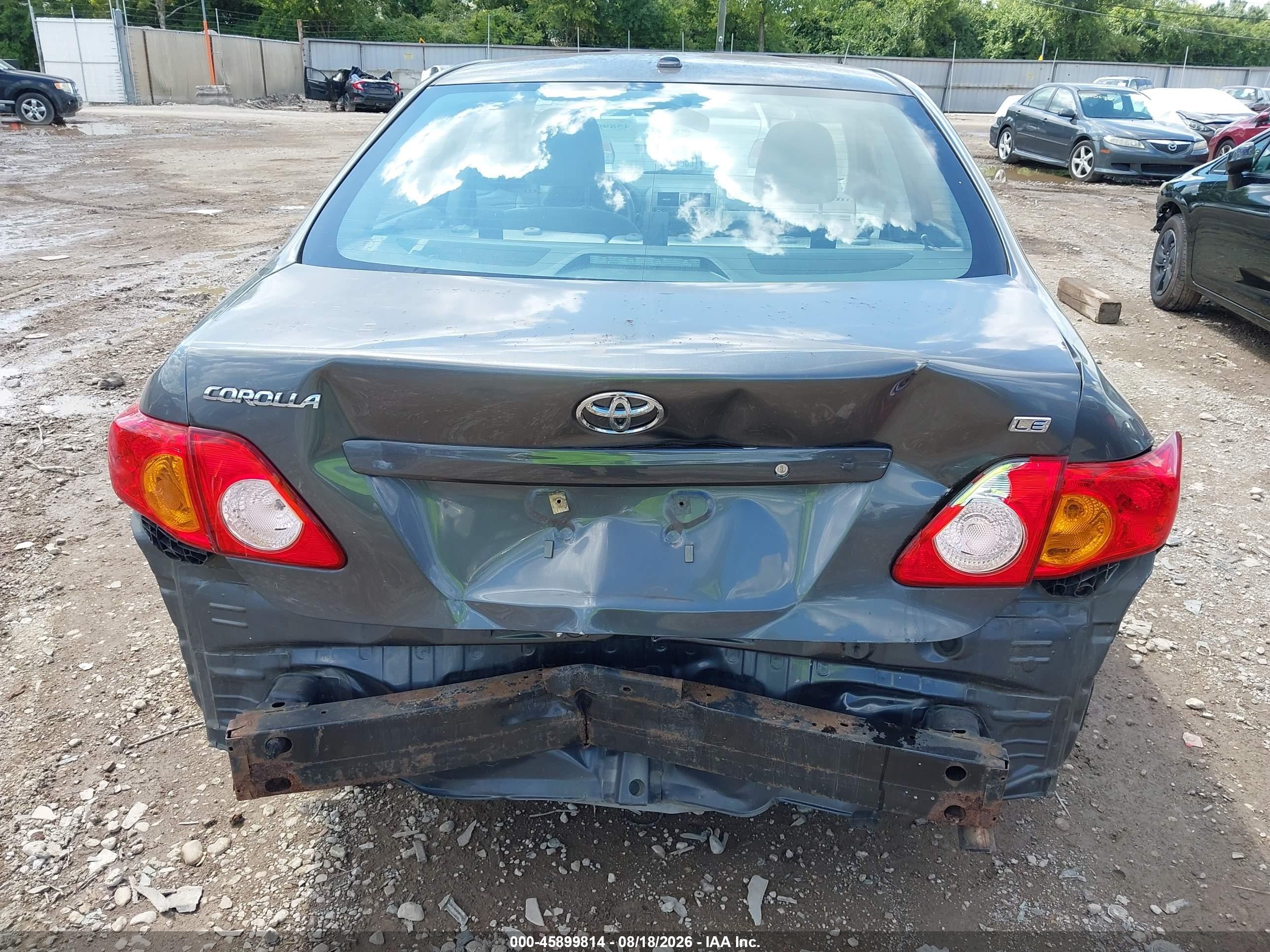 2010 Toyota Corolla Le Gray vin: 2T1BU4EE5AC528892