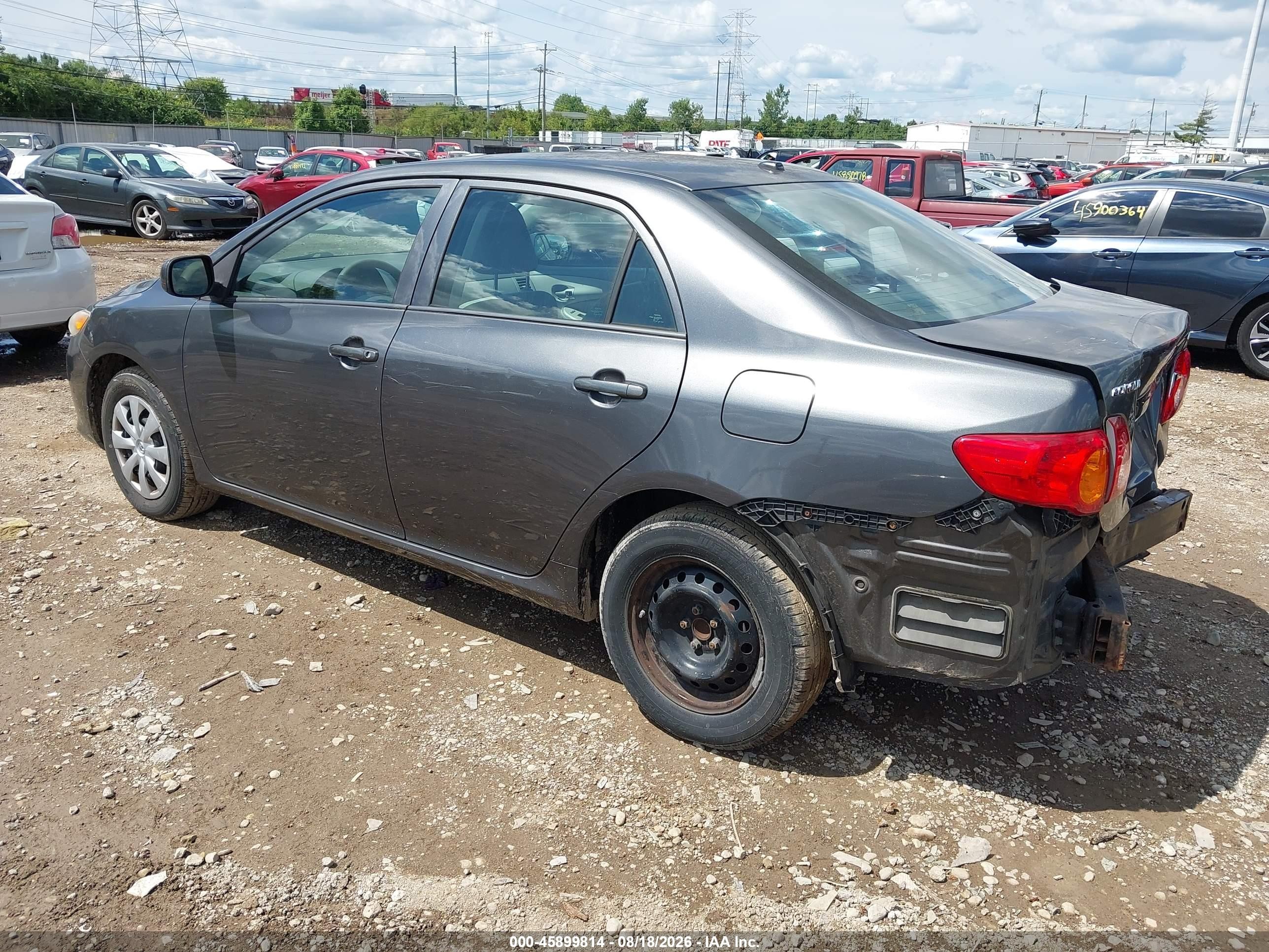 2010 Toyota Corolla Le Gray vin: 2T1BU4EE5AC528892