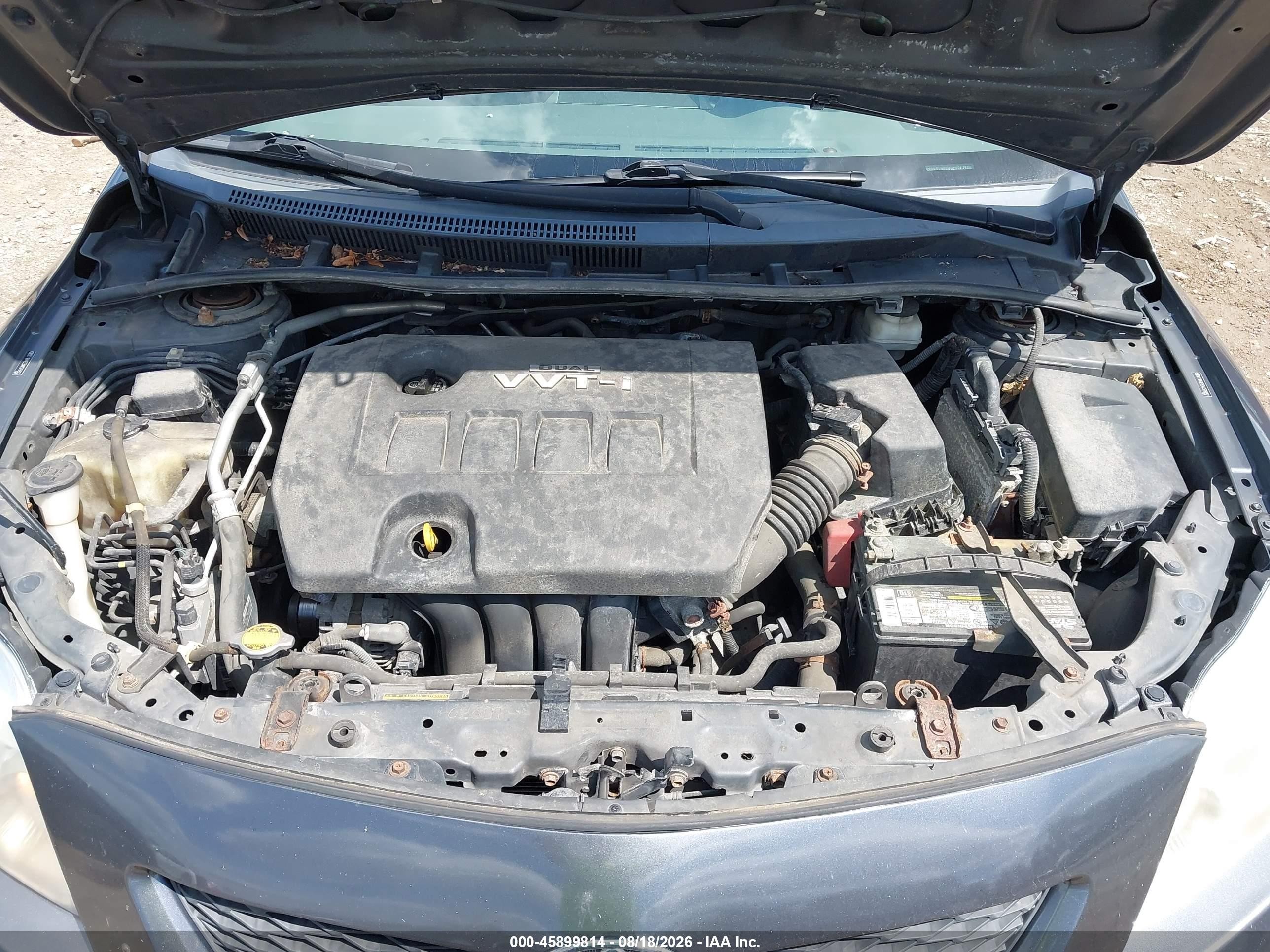 2010 Toyota Corolla Le Gray vin: 2T1BU4EE5AC528892