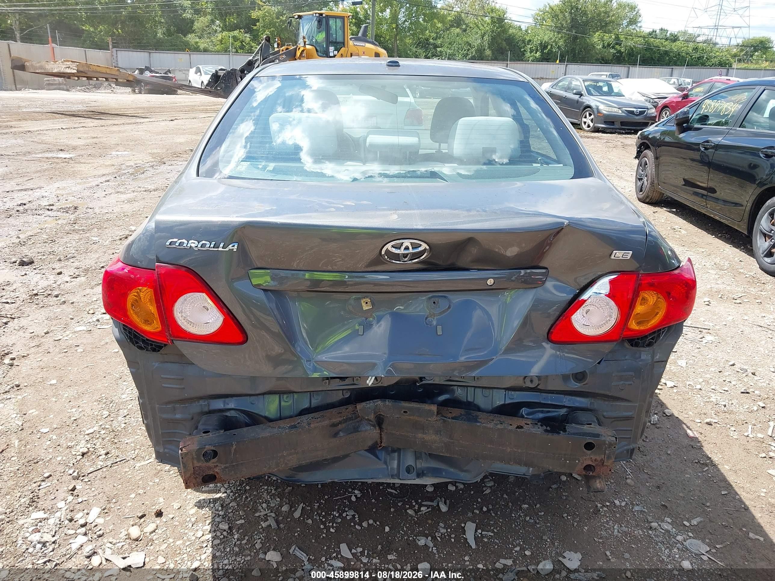 2010 Toyota Corolla Le Gray vin: 2T1BU4EE5AC528892