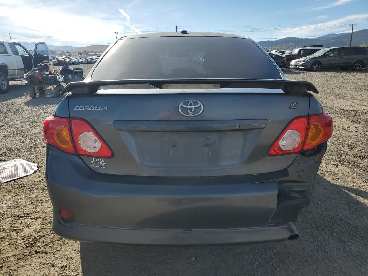 2010 Toyota Corolla S Gray vin: 2T1BU4EE5AC530898