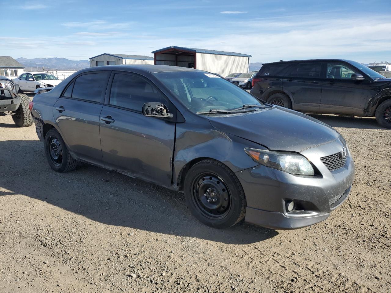 2010 Toyota Corolla S Gray vin: 2T1BU4EE5AC530898