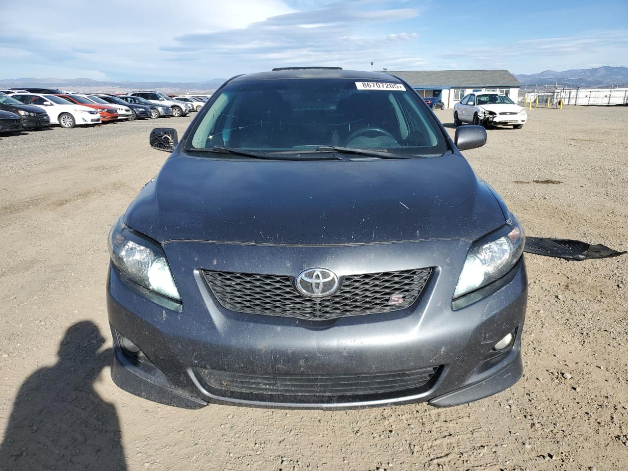 2010 Toyota Corolla S Gray vin: 2T1BU4EE5AC530898