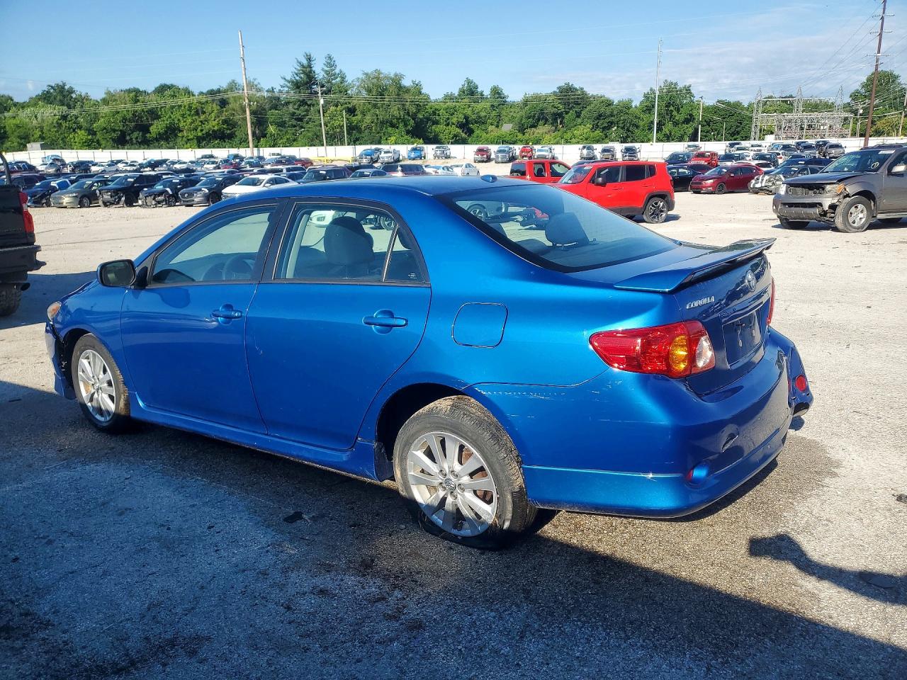 2010 Toyota Corolla S Blue vin: 2T1BU4EE5AC534949