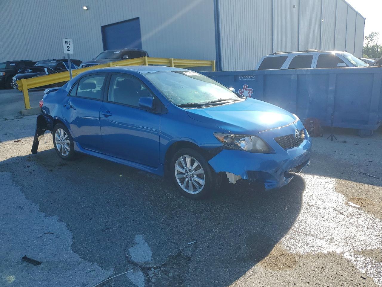 2010 Toyota Corolla S Blue vin: 2T1BU4EE5AC534949