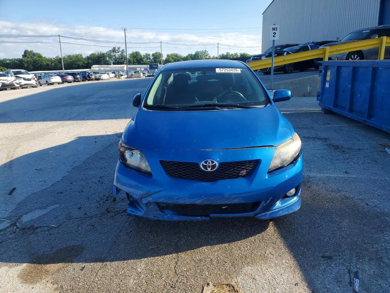 2010 Toyota Corolla S Blue vin: 2T1BU4EE5AC534949