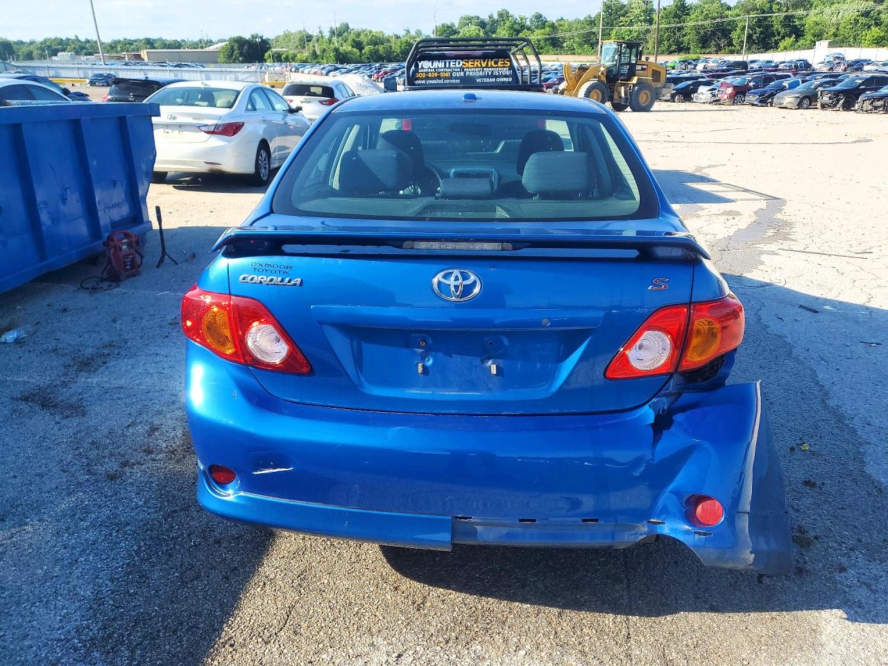 2010 Toyota Corolla S Blue vin: 2T1BU4EE5AC534949