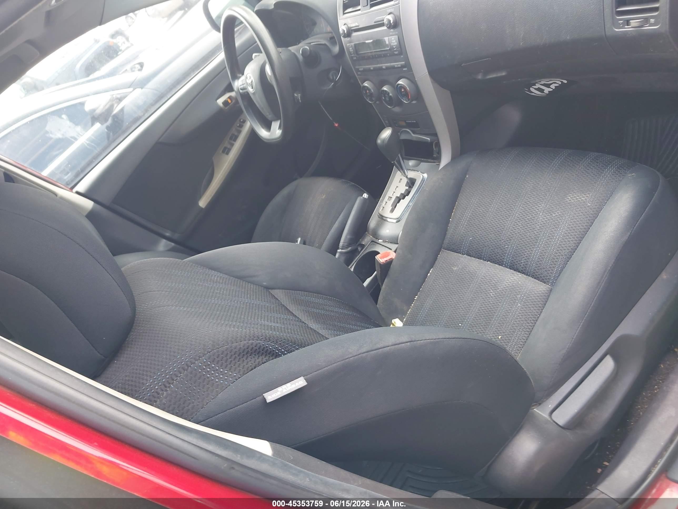 2011 Toyota Corolla S Maroon vin: 2T1BU4EE5BC537562