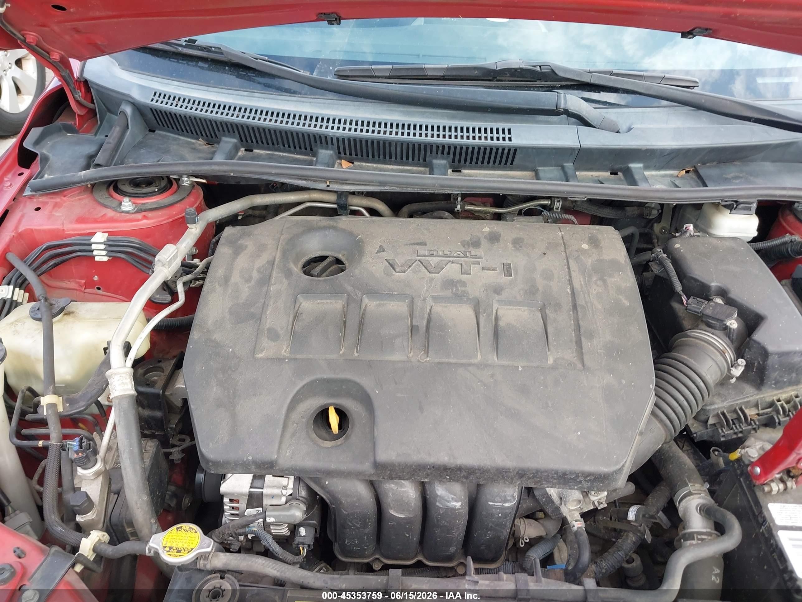 2011 Toyota Corolla S Maroon vin: 2T1BU4EE5BC537562