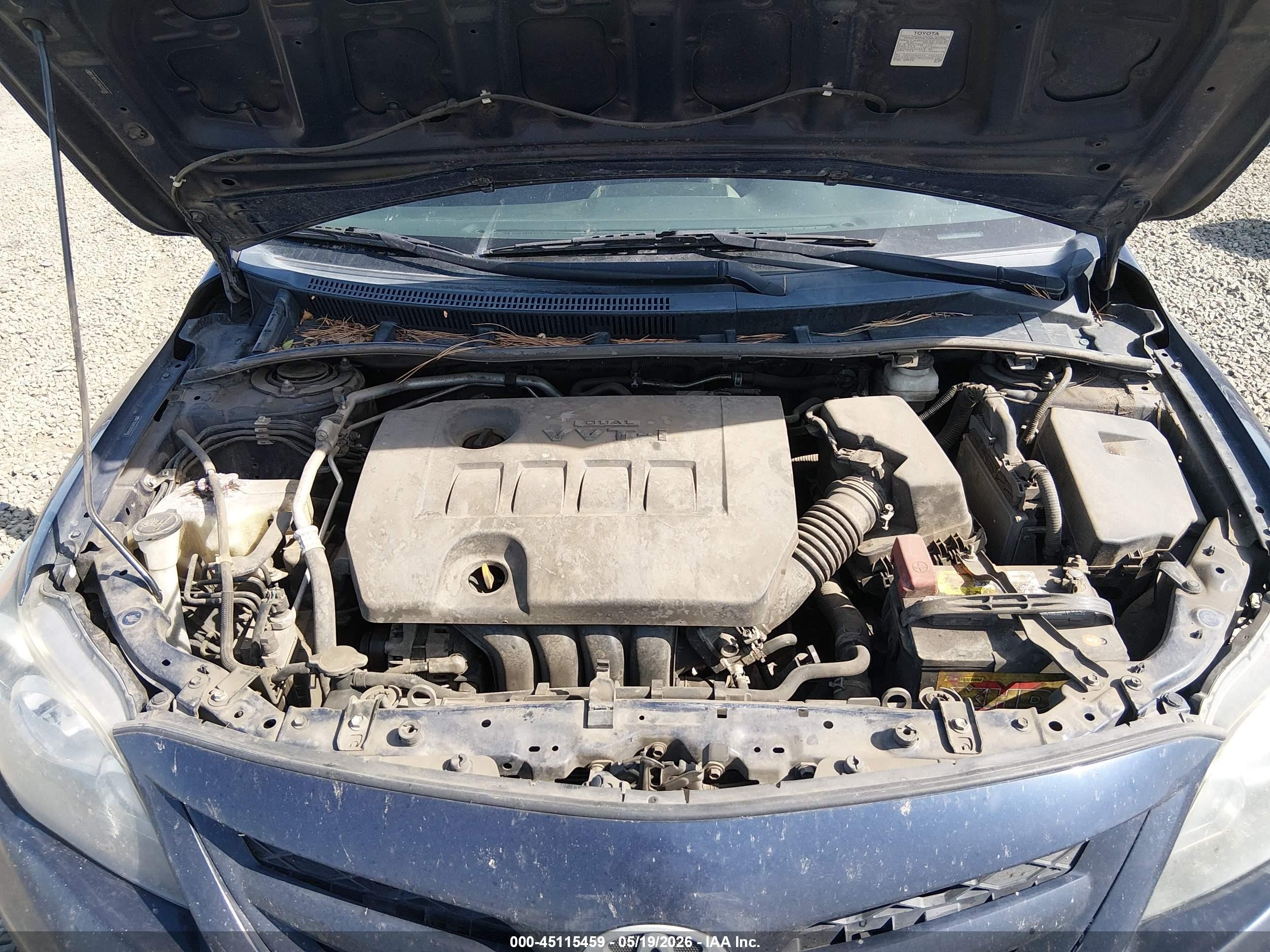 2011 Toyota Corolla S Blue vin: 2T1BU4EE5BC559206
