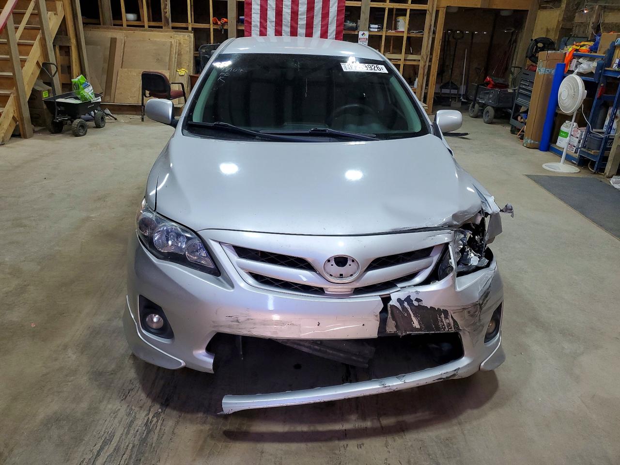 2011 Toyota Corolla S Silver vin: 2T1BU4EE5BC566270