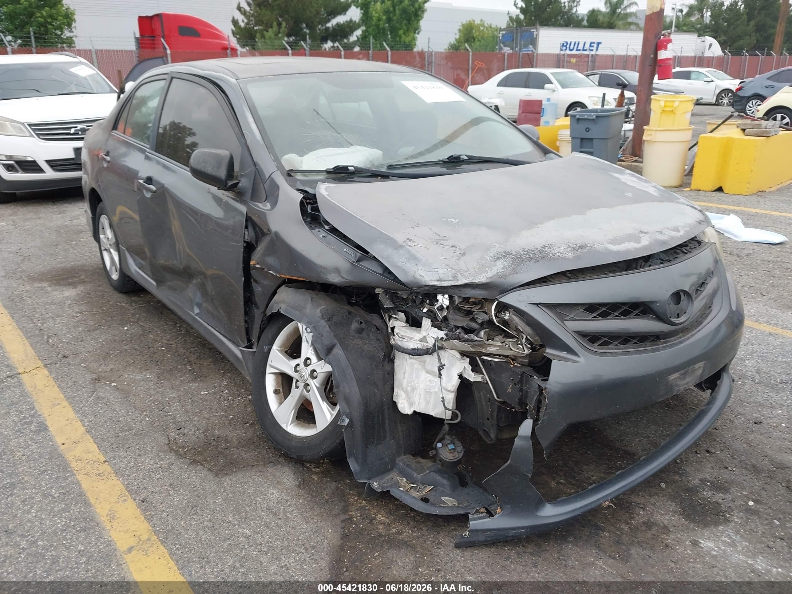2011 Toyota Corolla S Brown vin: 2T1BU4EE5BC573803