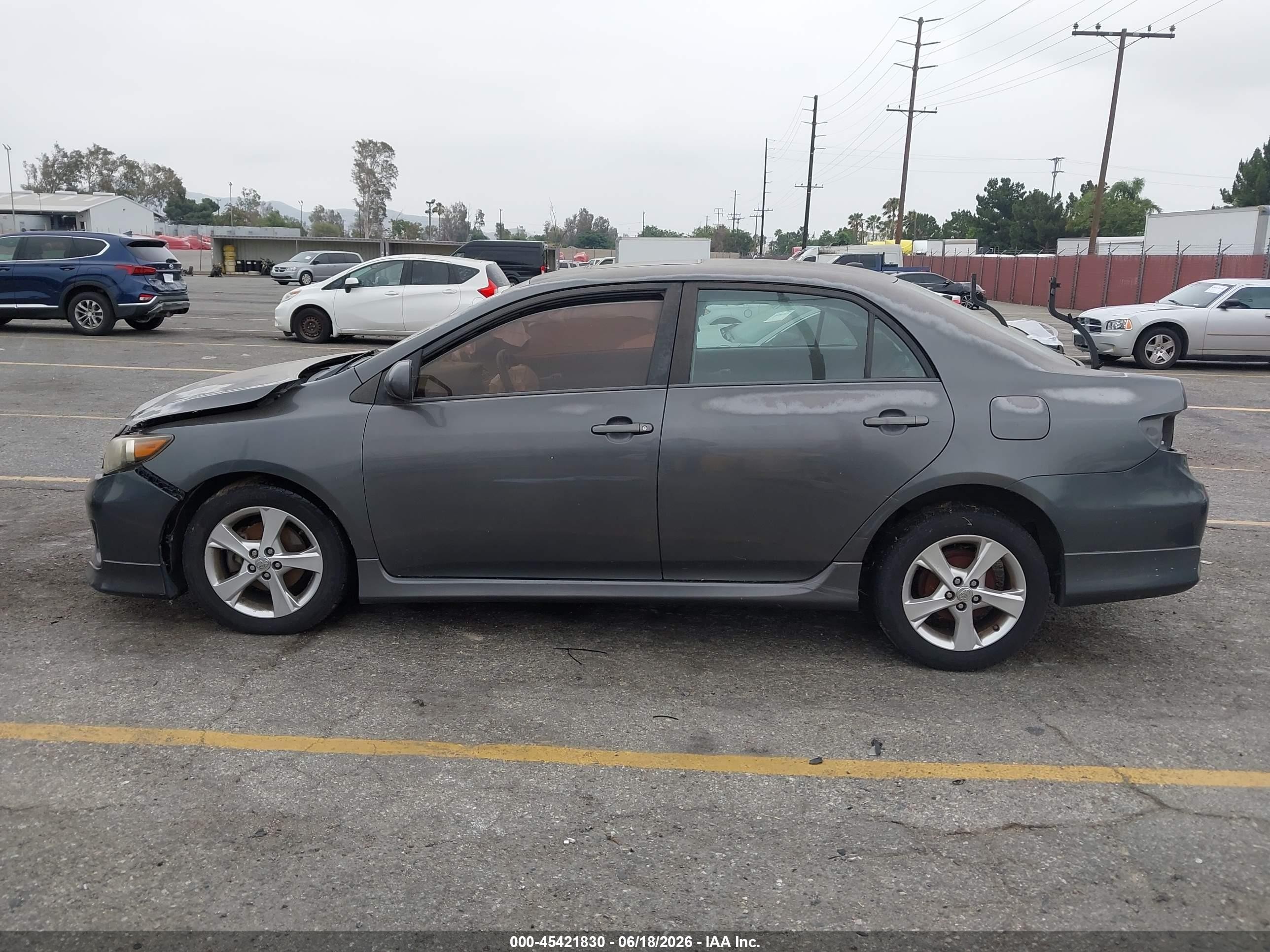 2011 Toyota Corolla S Brown vin: 2T1BU4EE5BC573803