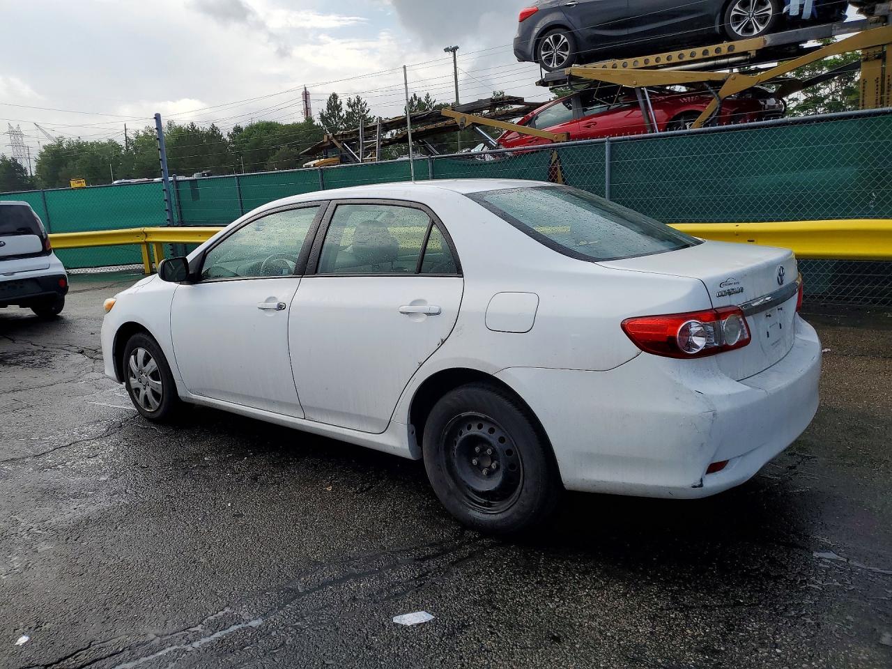 2011 Toyota Corolla Le White vin: 2T1BU4EE5BC587068
