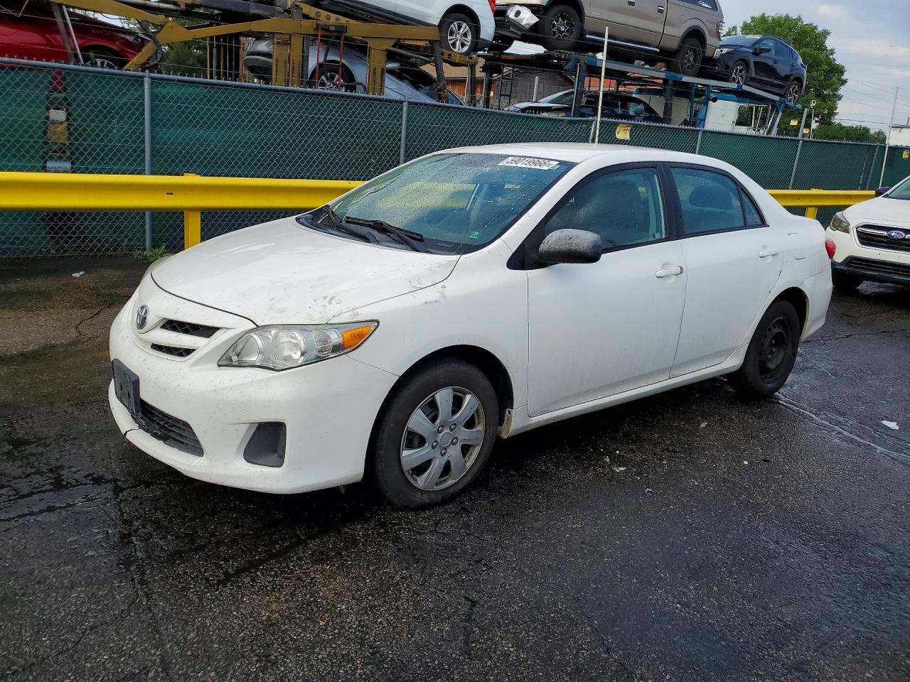 2011 Toyota Corolla Le White vin: 2T1BU4EE5BC587068