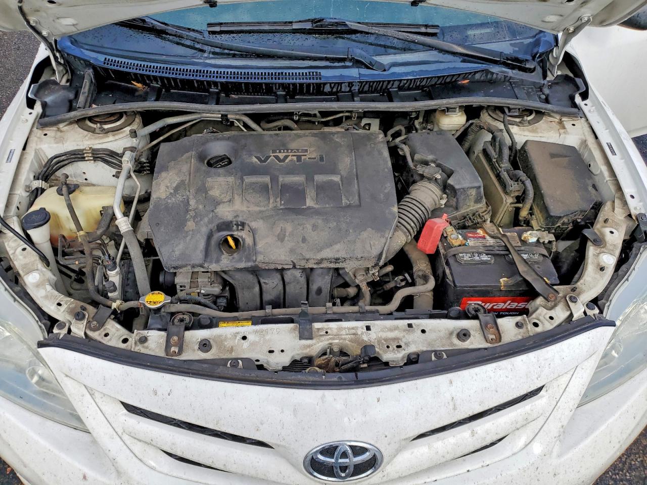 2011 Toyota Corolla Le White vin: 2T1BU4EE5BC587068
