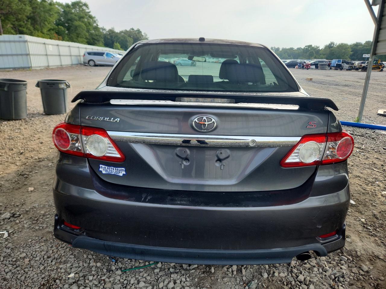 2011 Toyota Corolla S Gray vin: 2T1BU4EE5BC587216