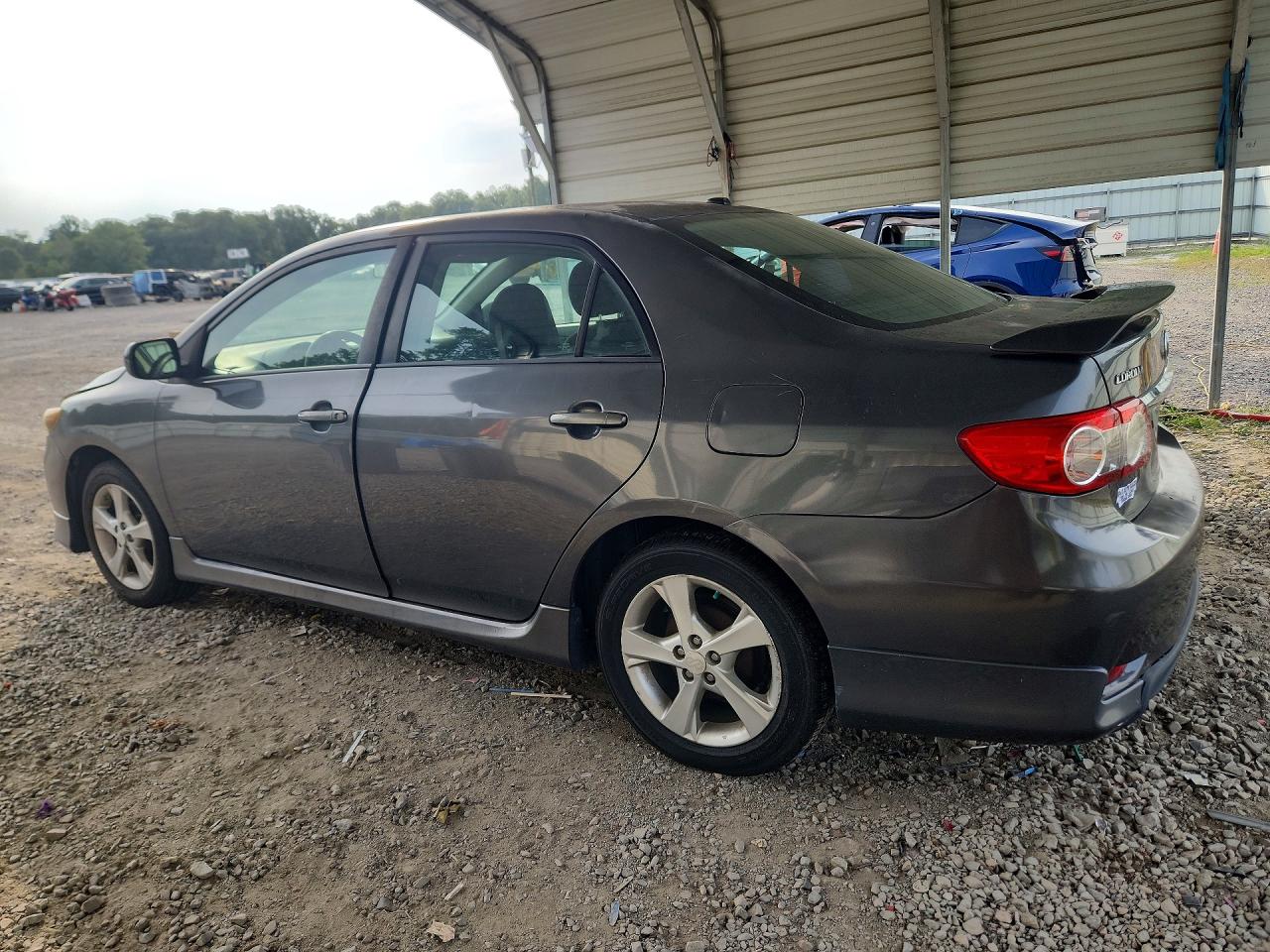 2011 Toyota Corolla S Gray vin: 2T1BU4EE5BC587216