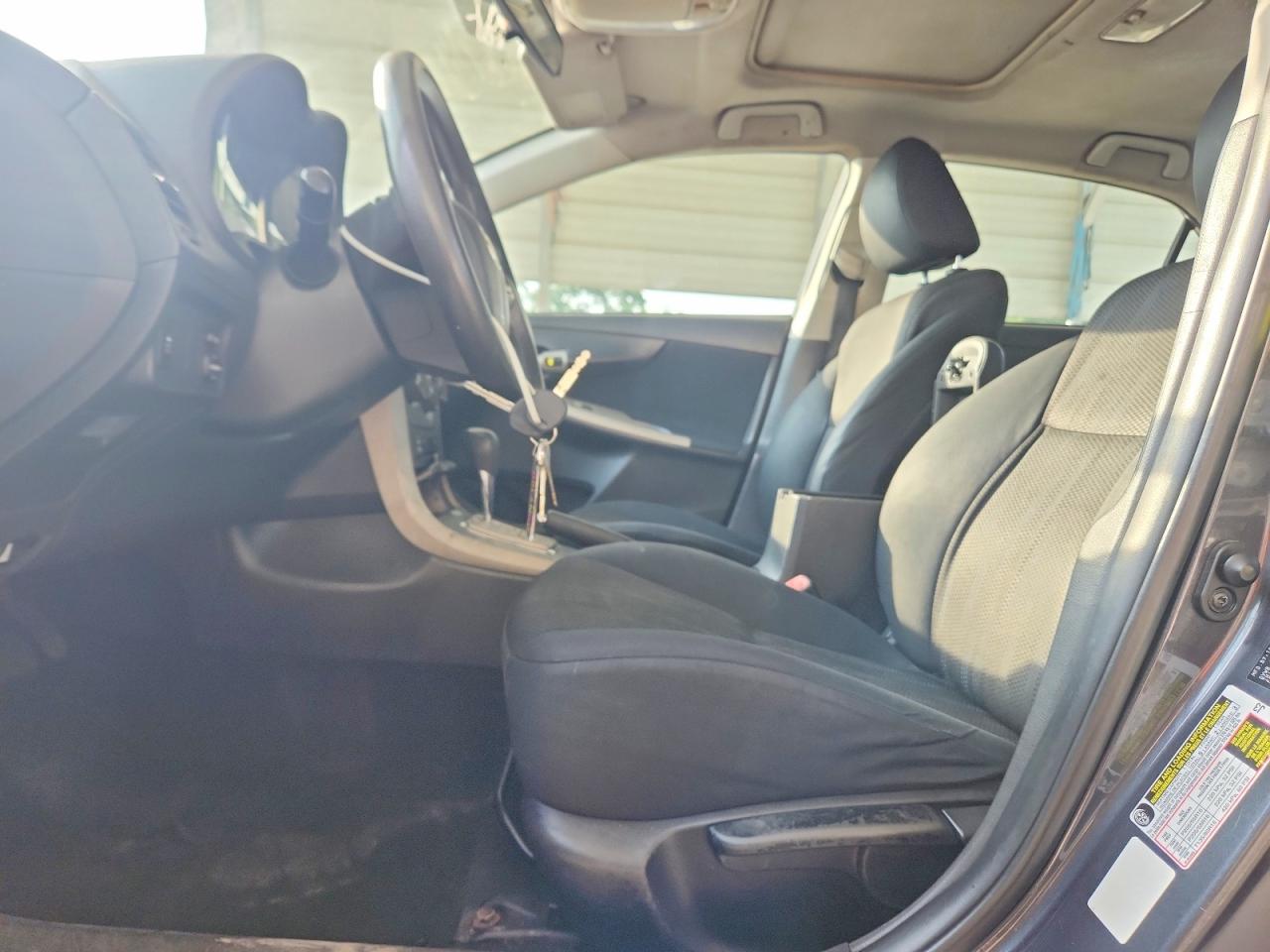 2011 Toyota Corolla S Gray vin: 2T1BU4EE5BC587216