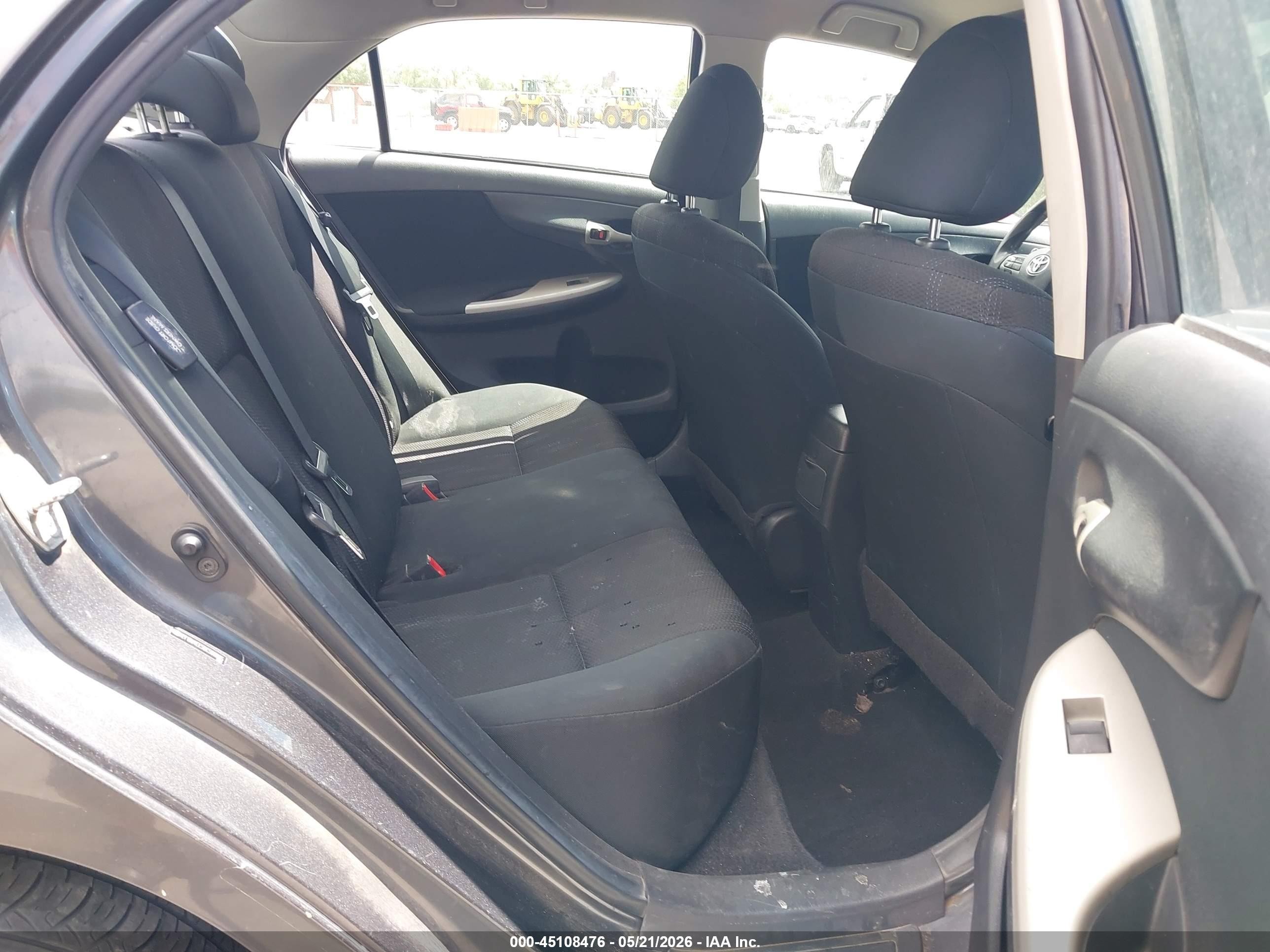 2011 Toyota Corolla S Серый vin: 2T1BU4EE5BC596885