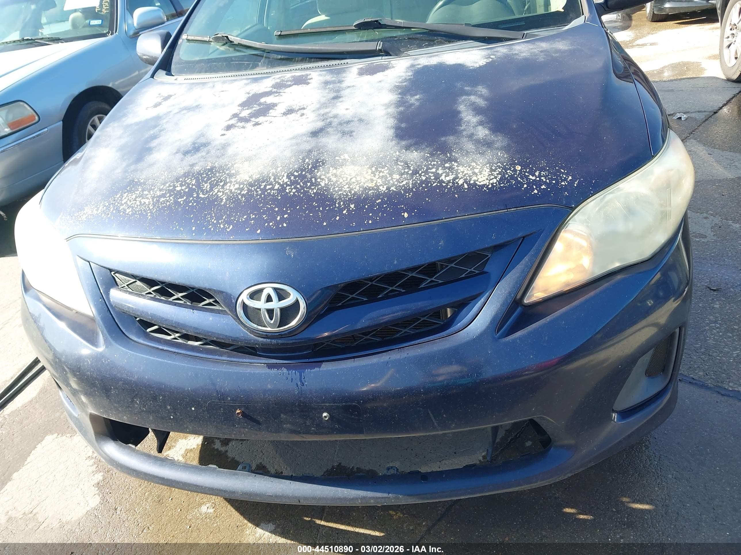 2011 Toyota Corolla Le Blue vin: 2T1BU4EE5BC616519