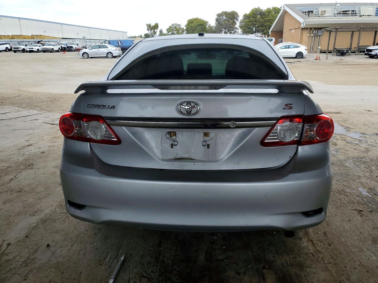 2011 Toyota Corolla S Silver vin: 2T1BU4EE5BC616973