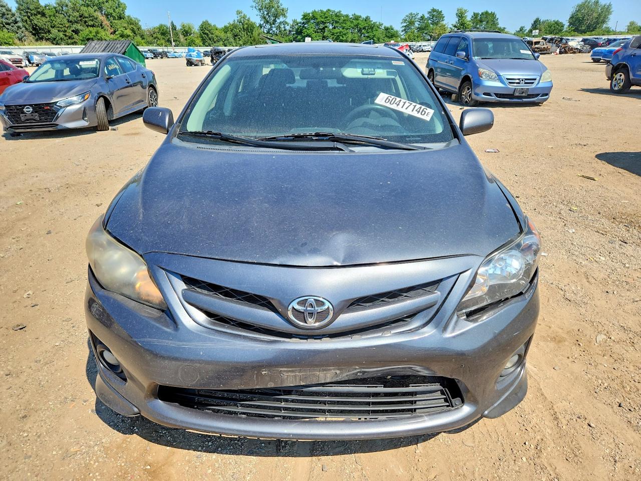 2011 Toyota Corolla S Gray vin: 2T1BU4EE5BC632333
