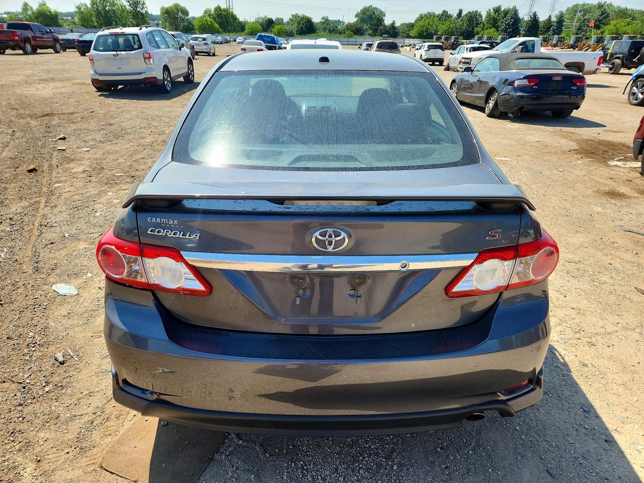 2011 Toyota Corolla S Gray vin: 2T1BU4EE5BC632333