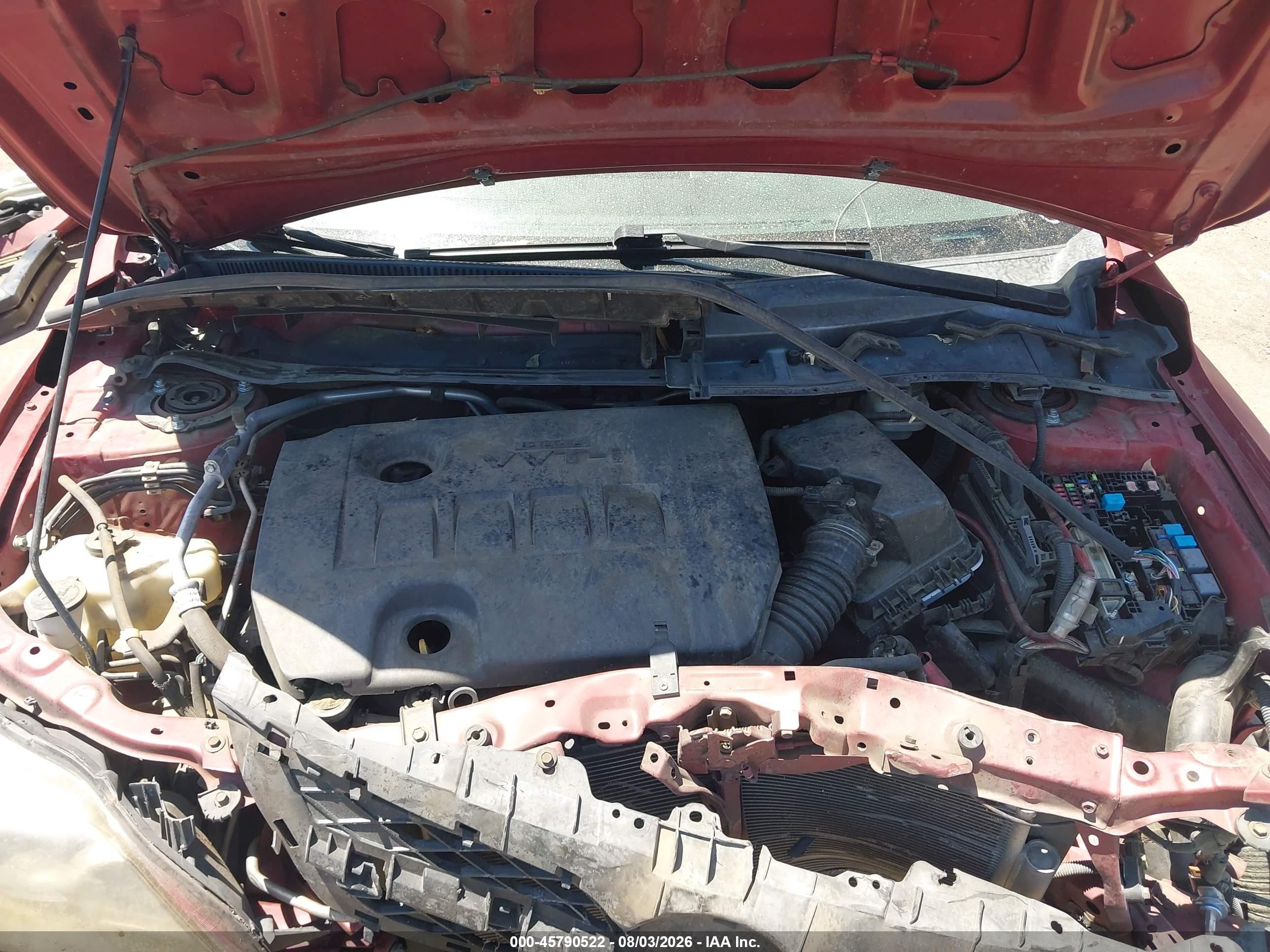 2011 Toyota Corolla S Red vin: 2T1BU4EE5BC636270