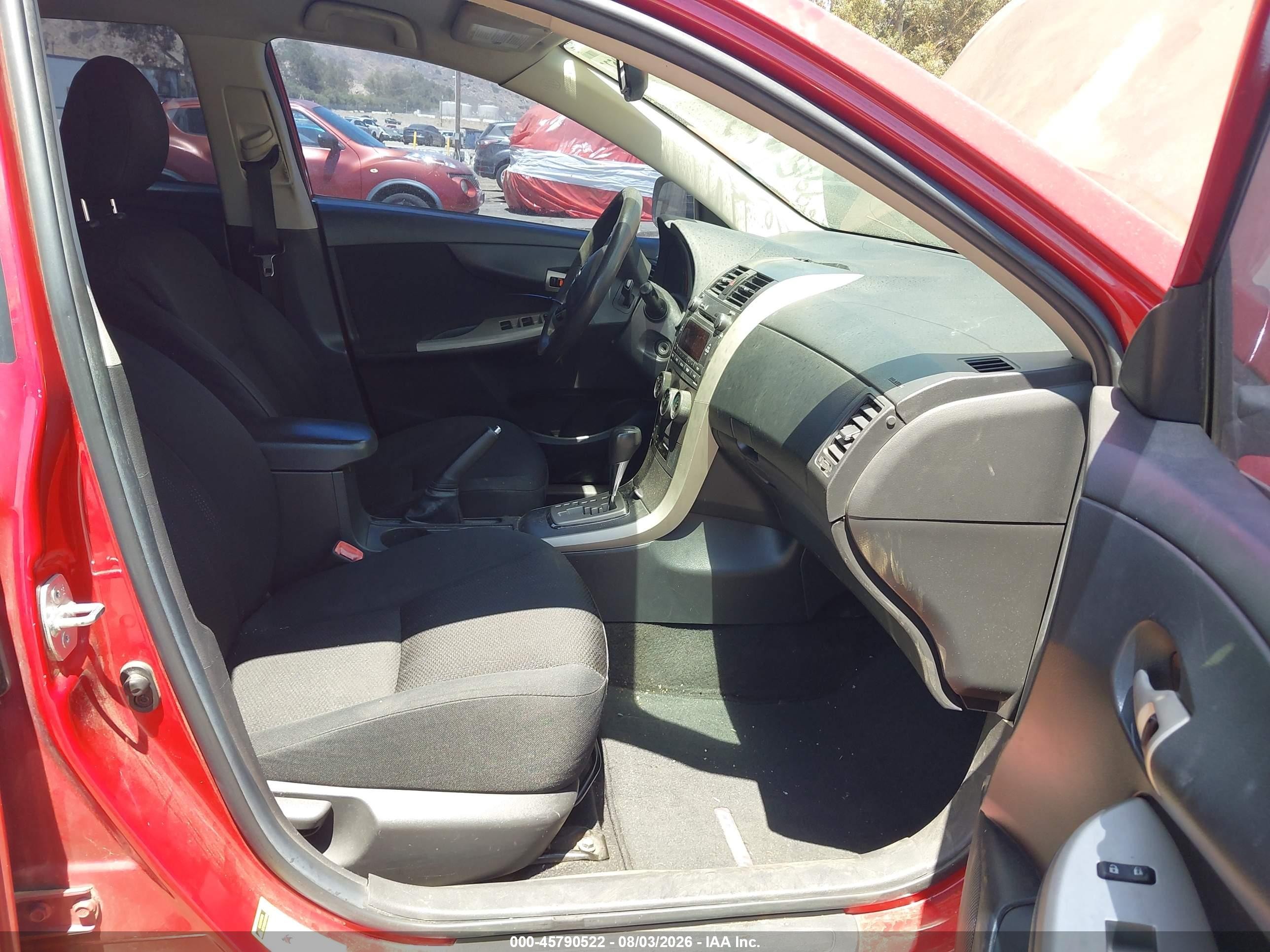 2011 Toyota Corolla S Red vin: 2T1BU4EE5BC636270