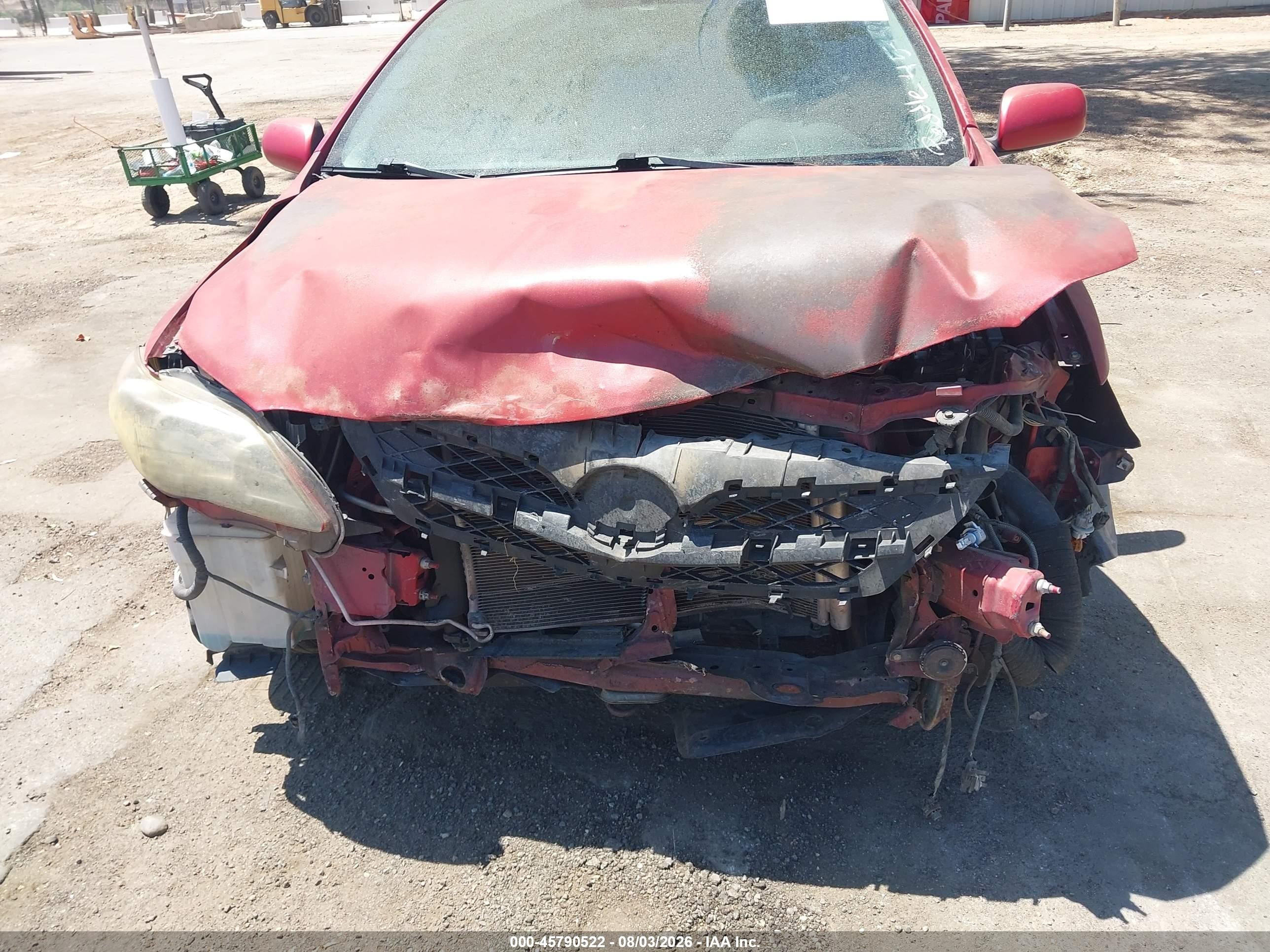 2011 Toyota Corolla S Red vin: 2T1BU4EE5BC636270