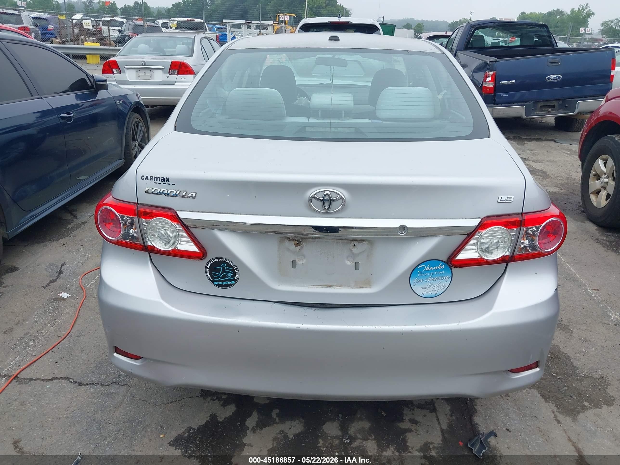 2011 Toyota Corolla Le Silver vin: 2T1BU4EE5BC648709