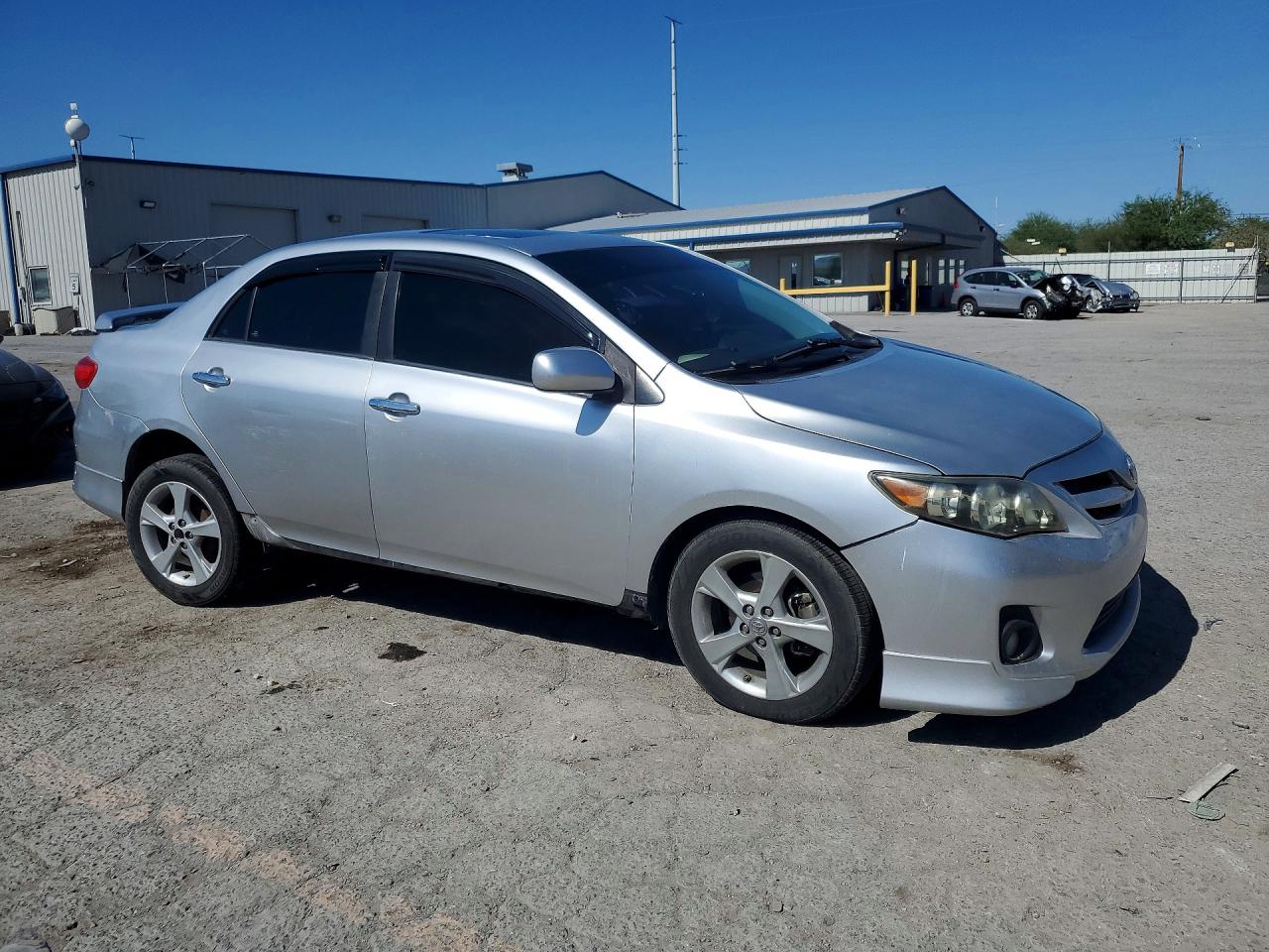 2011 Toyota Corolla S Silver vin: 2T1BU4EE5BC649133