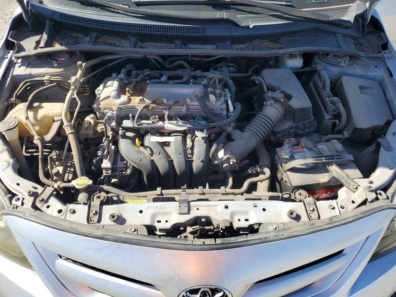 2011 Toyota Corolla S Silver vin: 2T1BU4EE5BC649133